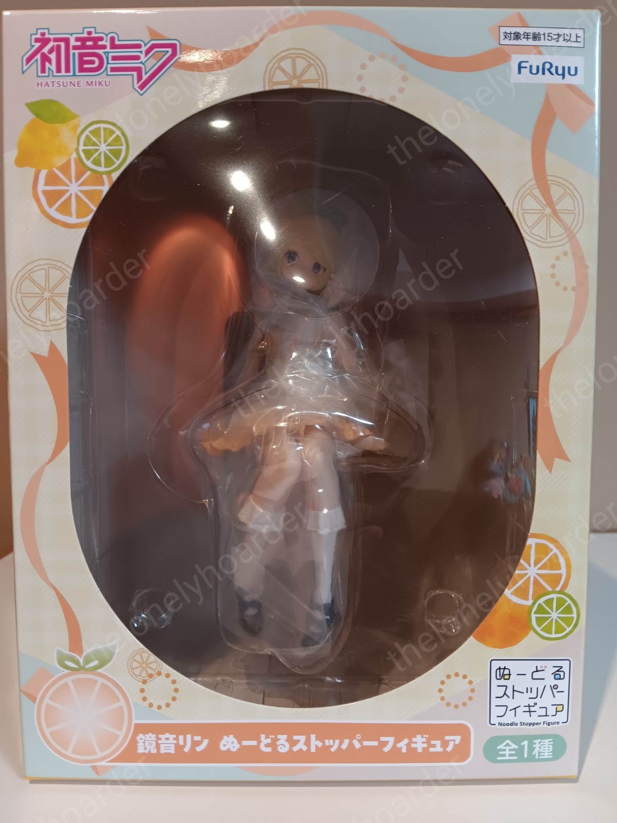 Citrus Miku Kagamine Rin Noodle Stopper Figure Lemon Ver. New FuRyu US Seller