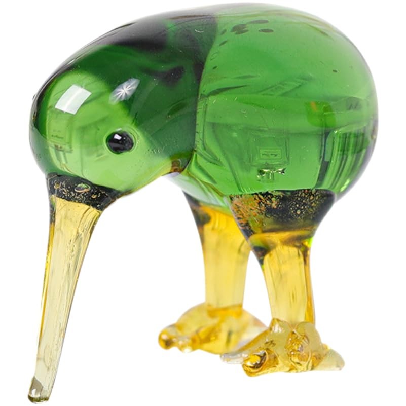 Miniature Glass Kiwi Bird Figurine – Hand Blown Tiny Crystal Bird Statue for …
