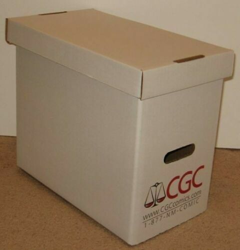 5 E. Gerber Official CGC Graded Comic Book Slab Cardboard Storage Boxes