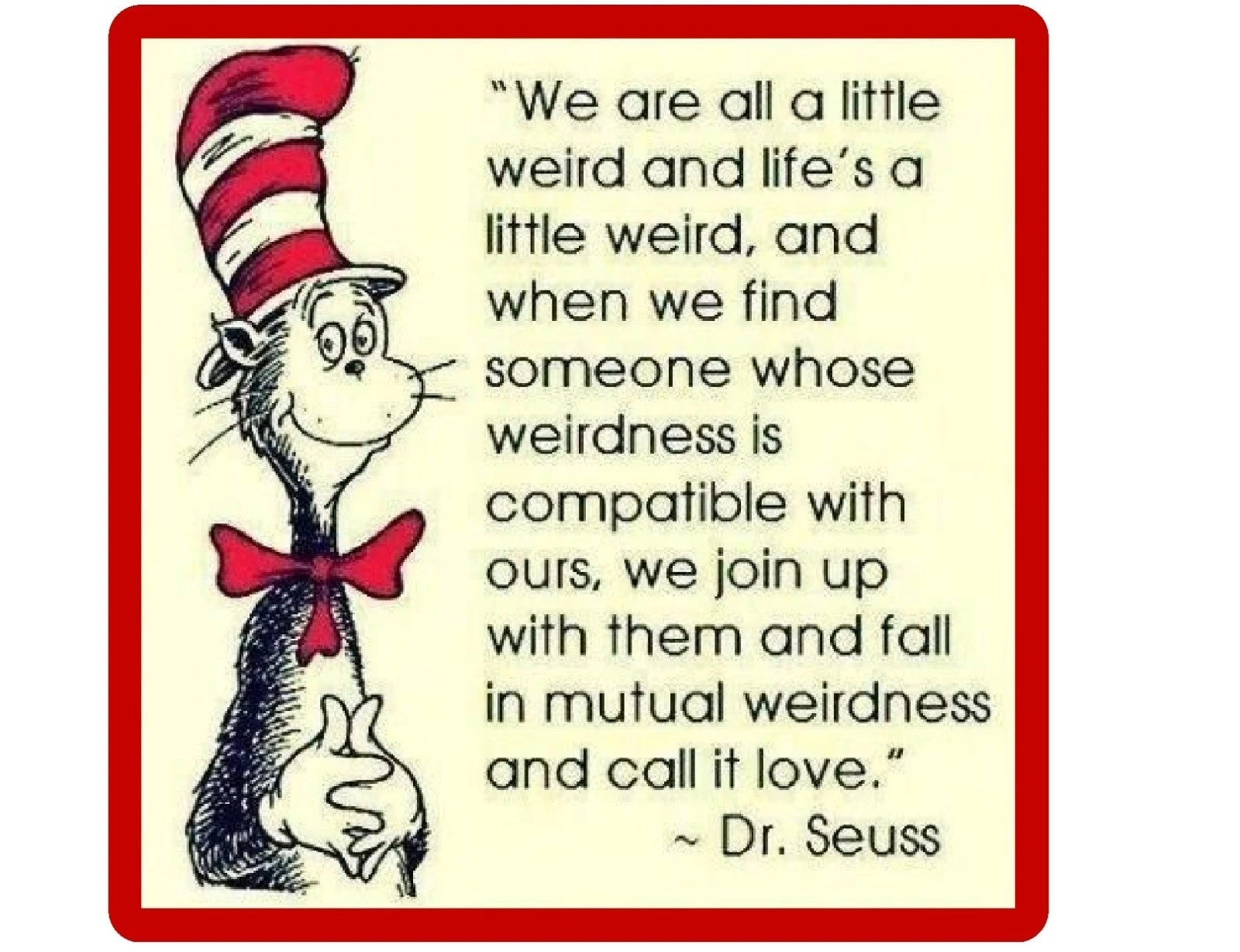 Funny Dr. Seuss refrigerator magnet 3 1/2 „x 4 1/2 „
