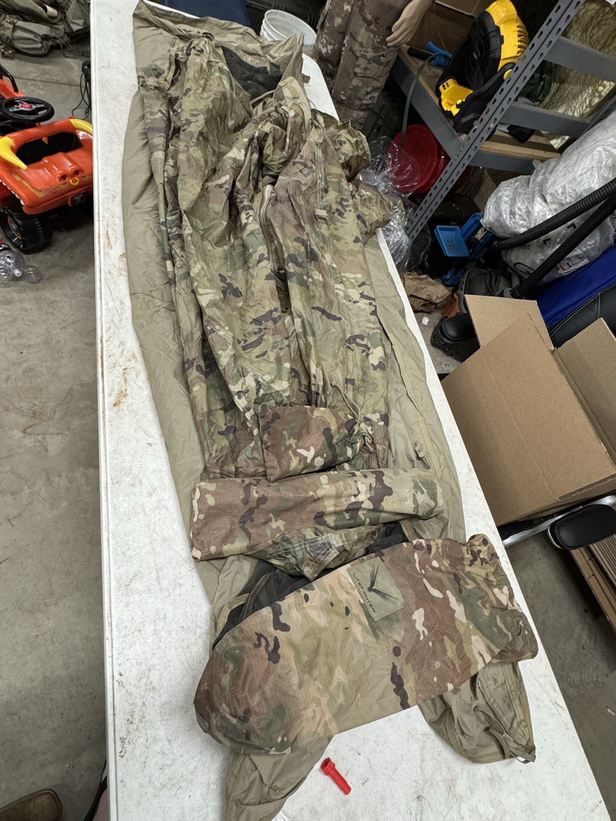 US Army LITEFIGHTER Tent 1 Individual Shelter Multicam OCP Good