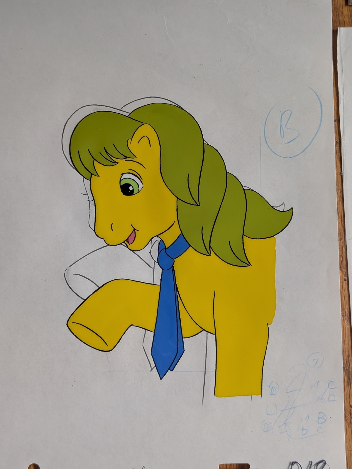 Huge 80’s Lot Of 17 My Little Pony Original Production Painted Animation Cel Art