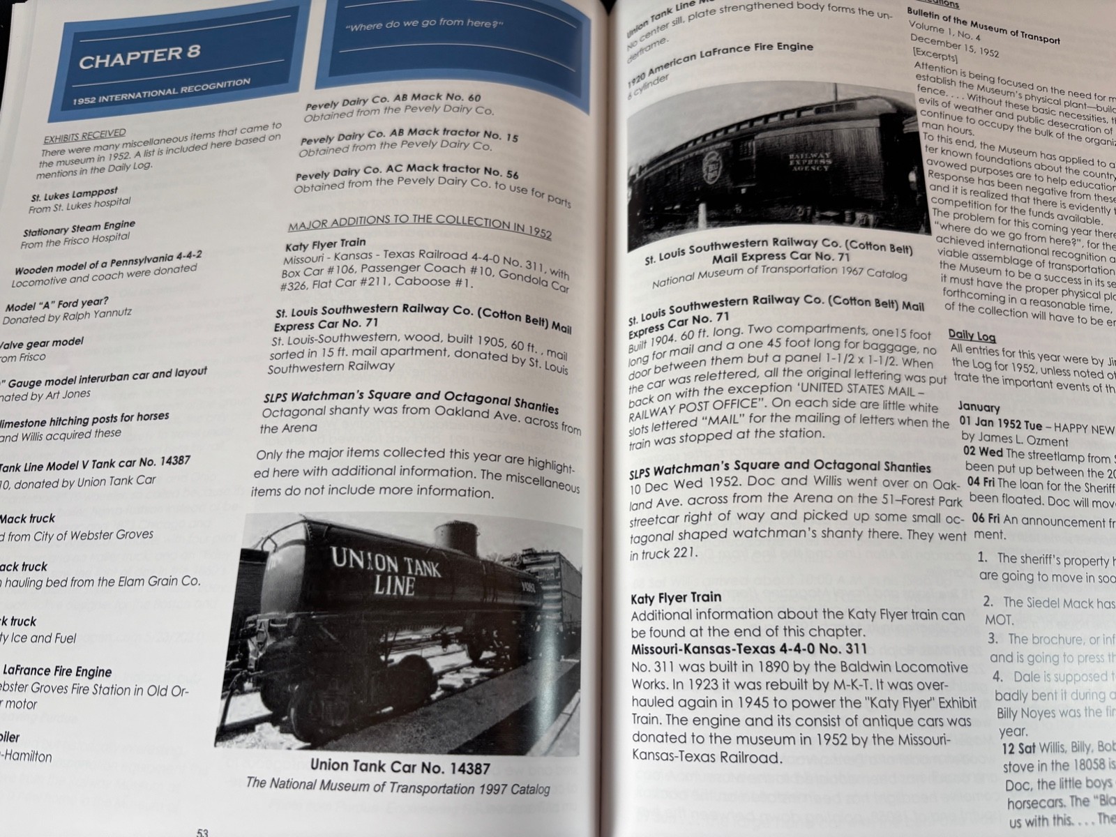 „Origins“ Diary of “ The Early Years of The National Museum of Transportation“