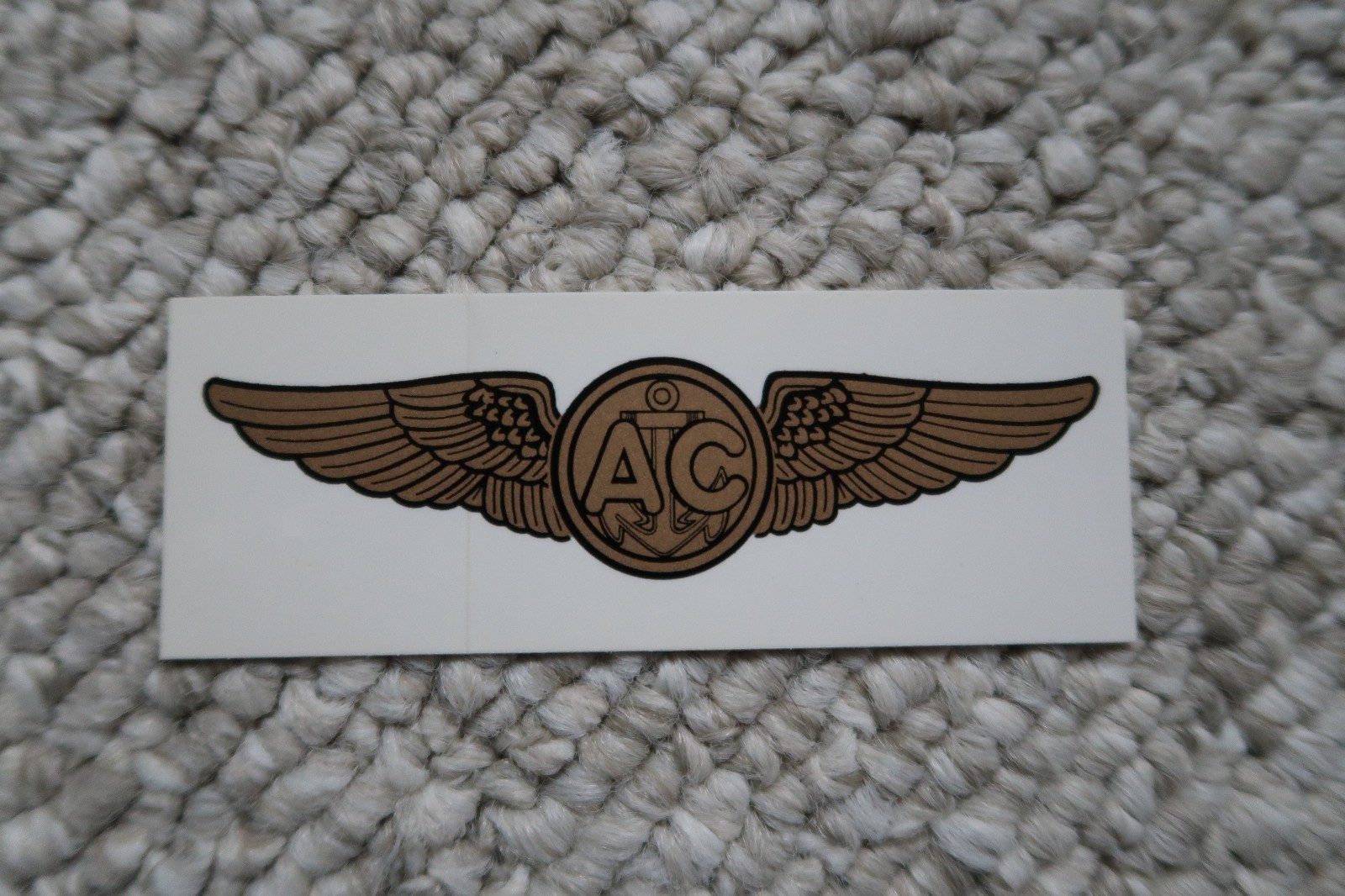 AIR CREW WING NAVY 4 ea DECALS 4 3/8″ x 1 1/2″