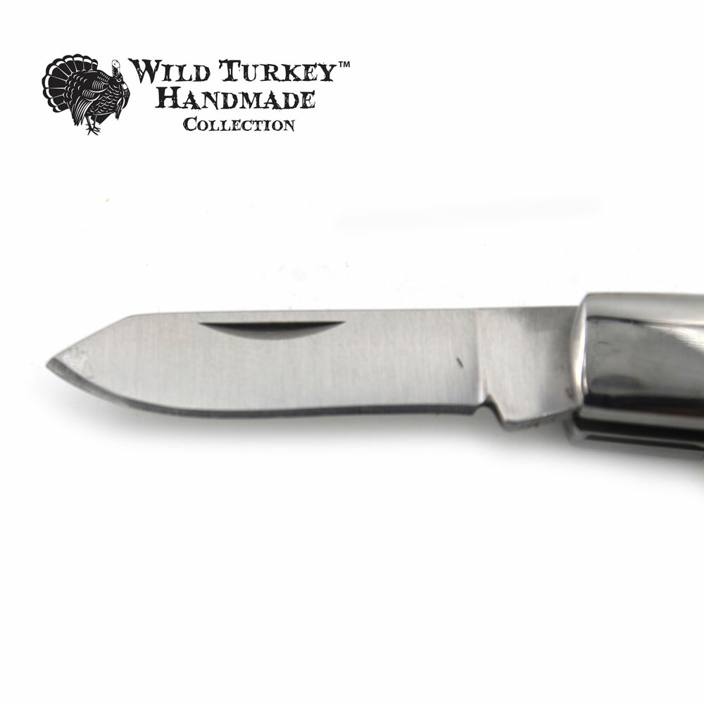 Wild Turkey Handmade Gentleman’s 3 Blade Folding Pocket Collectors Knife EDC