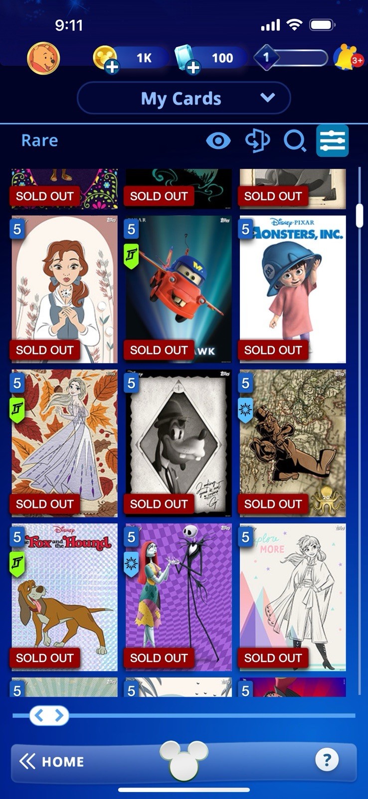 Topps Disney Collect Digital 2020 – 2021 Cards