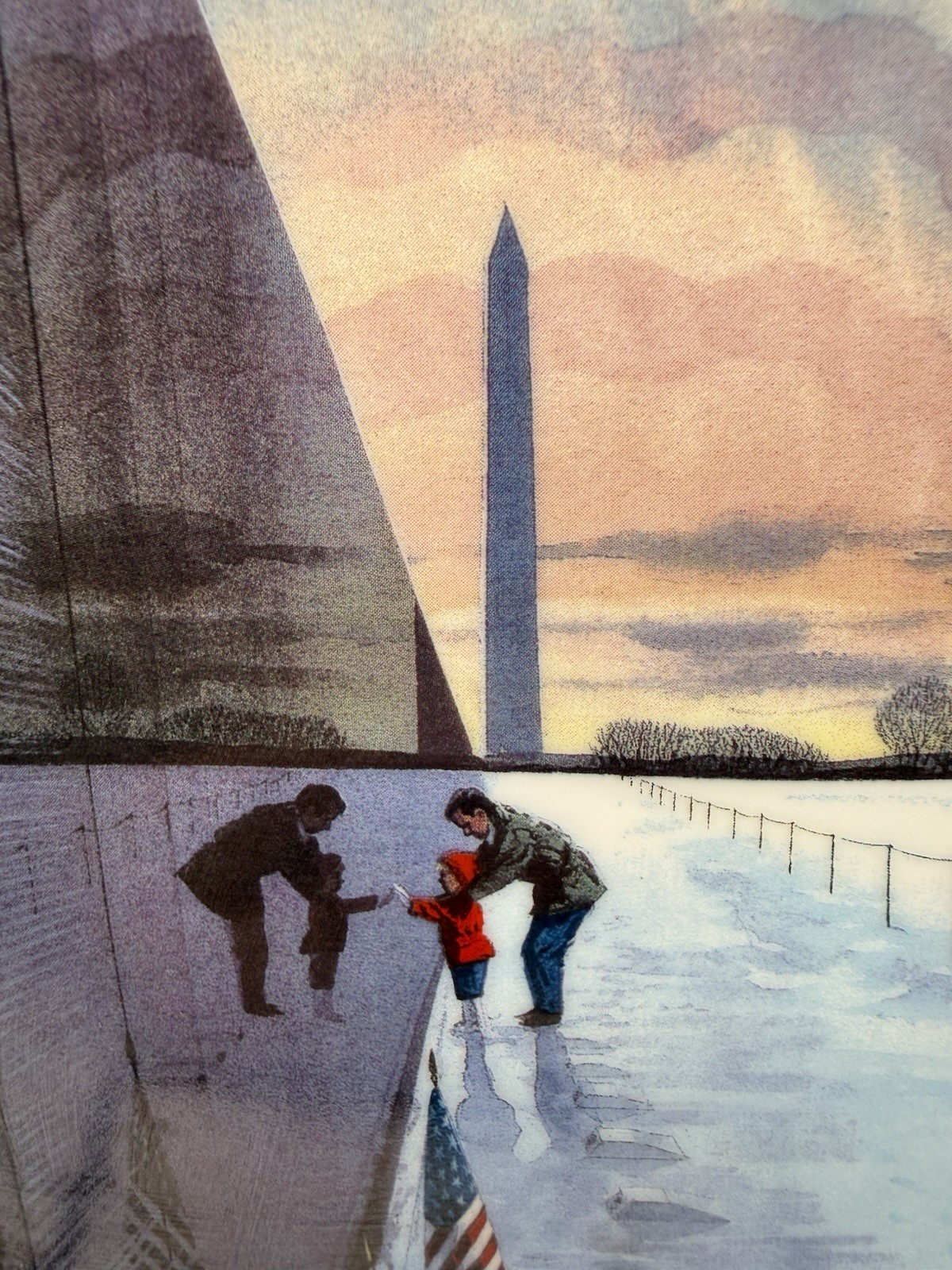 „Remember Them Always” Franklin Mint Friends of Vietnam Veterans Memorial Plate