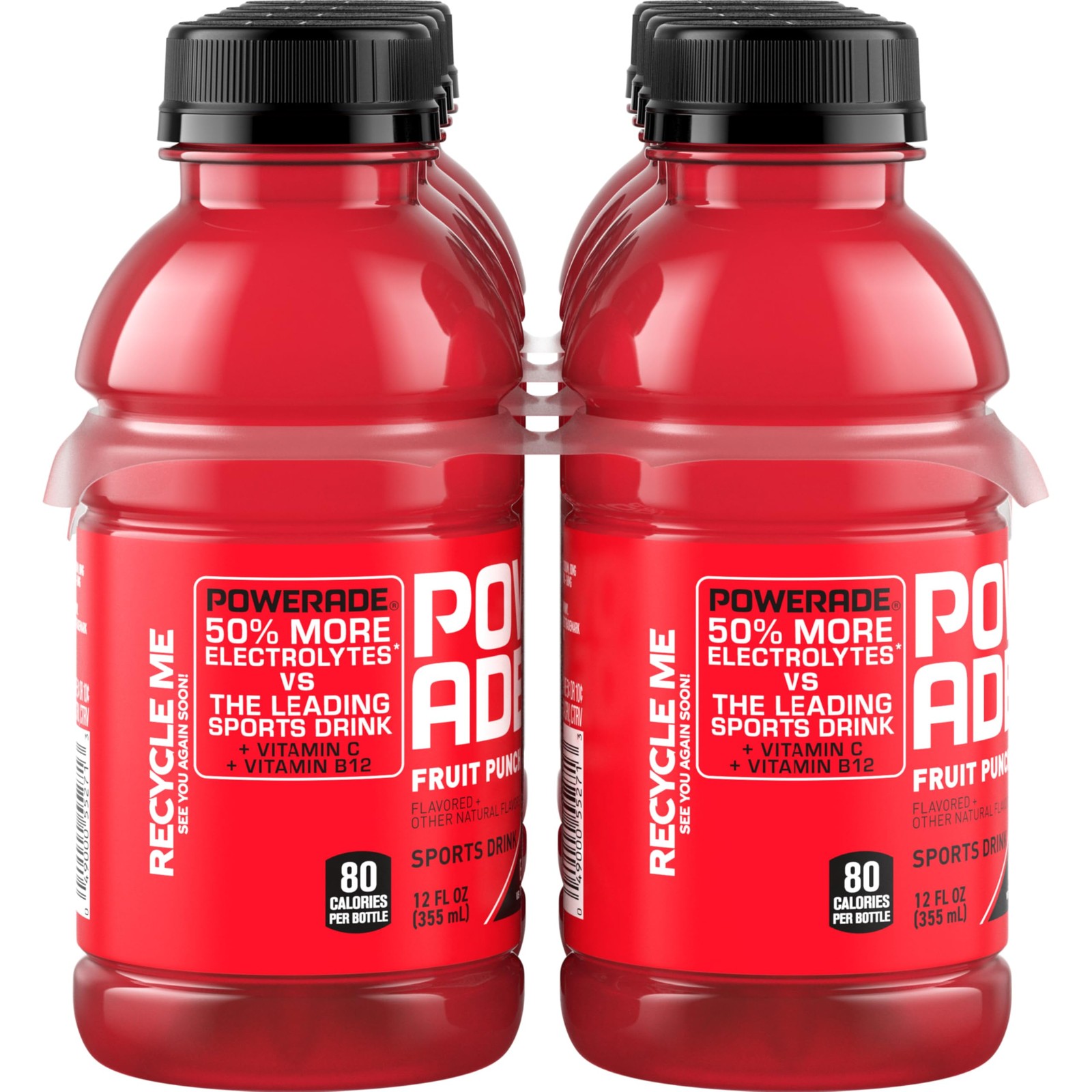 Sports Drink Fruit Punch 12 Ounce Pack of 8