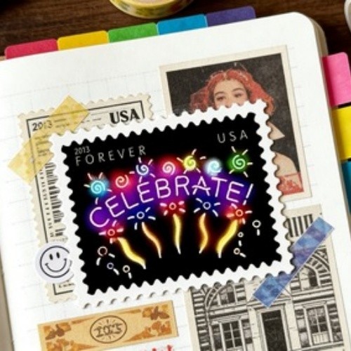 2011 USPS Celebrate! Forever Stamps Sheet of 100 First Class Postage