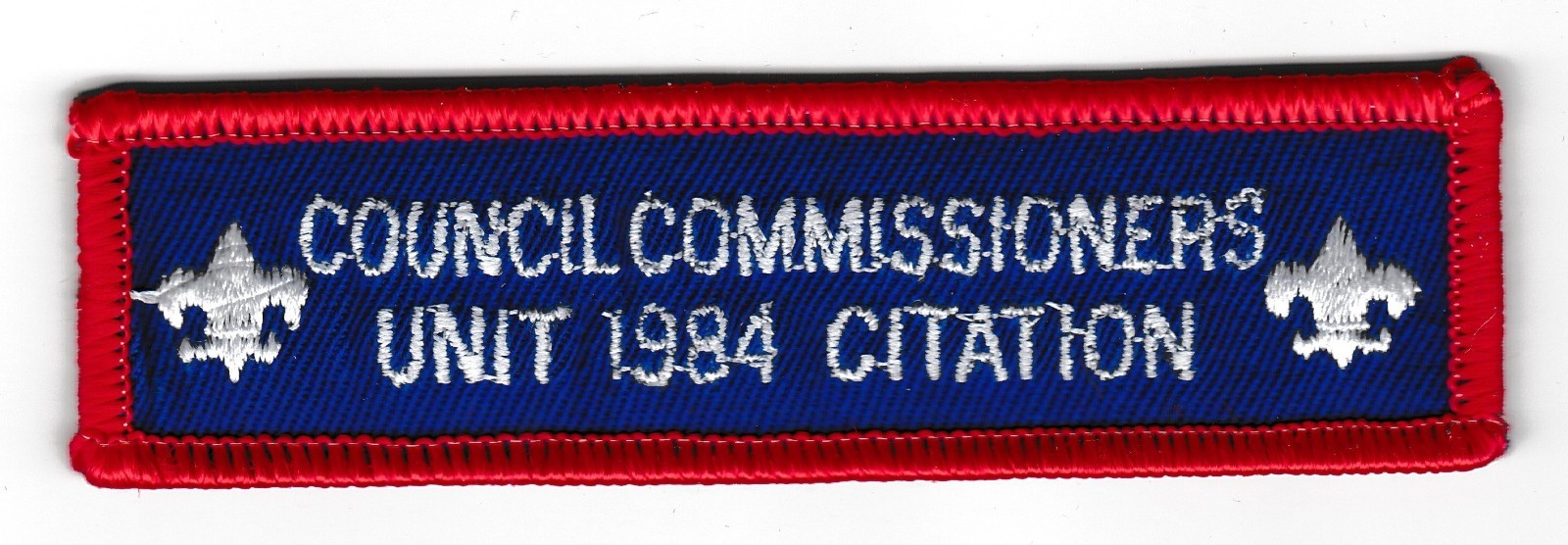 * Honor Unit – Council Commissioners Unit 1984 Citation Strip, unknown council