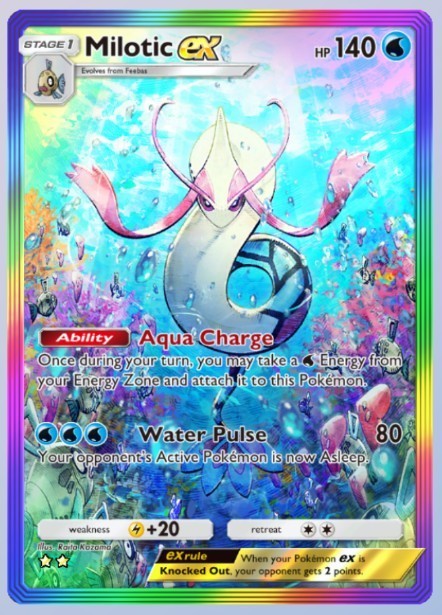 Pokemon TCG Pocket – Milotic ex Rainbow Rare 2* – Everyday Wonders – English