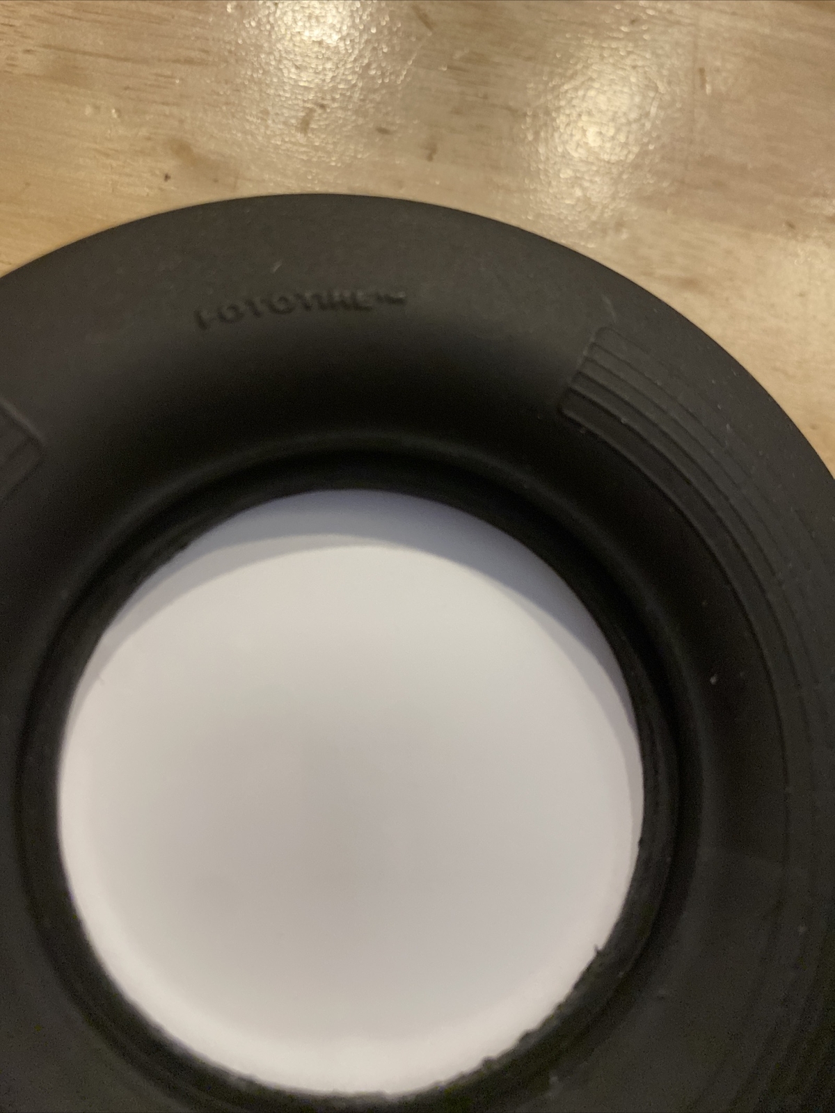 Goodyear Tire Ash Tray Chevy Corvette Glass on Rubber HOTROD NASCAR Collector