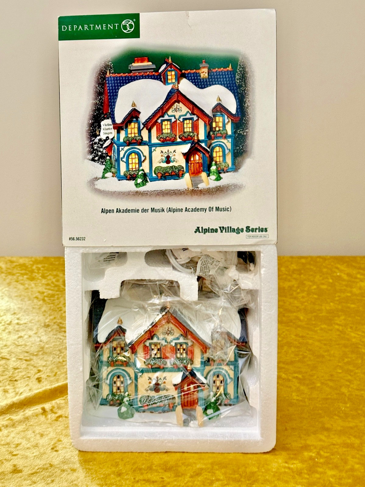NIB DEPARTMENT 56 ALPINE VILLAGE – ALPEN AKADEMIE DER MUSIK ACADEMY OF MUSIC