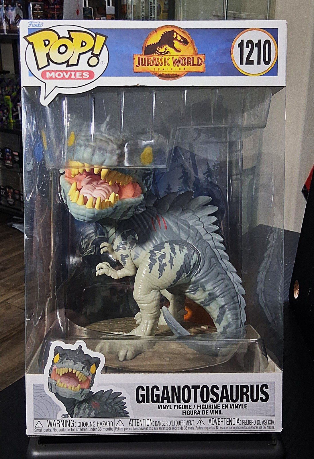 Funko Pop Jurassic World Dominion Giganotosaurus #1210 Jumbo Vaulted