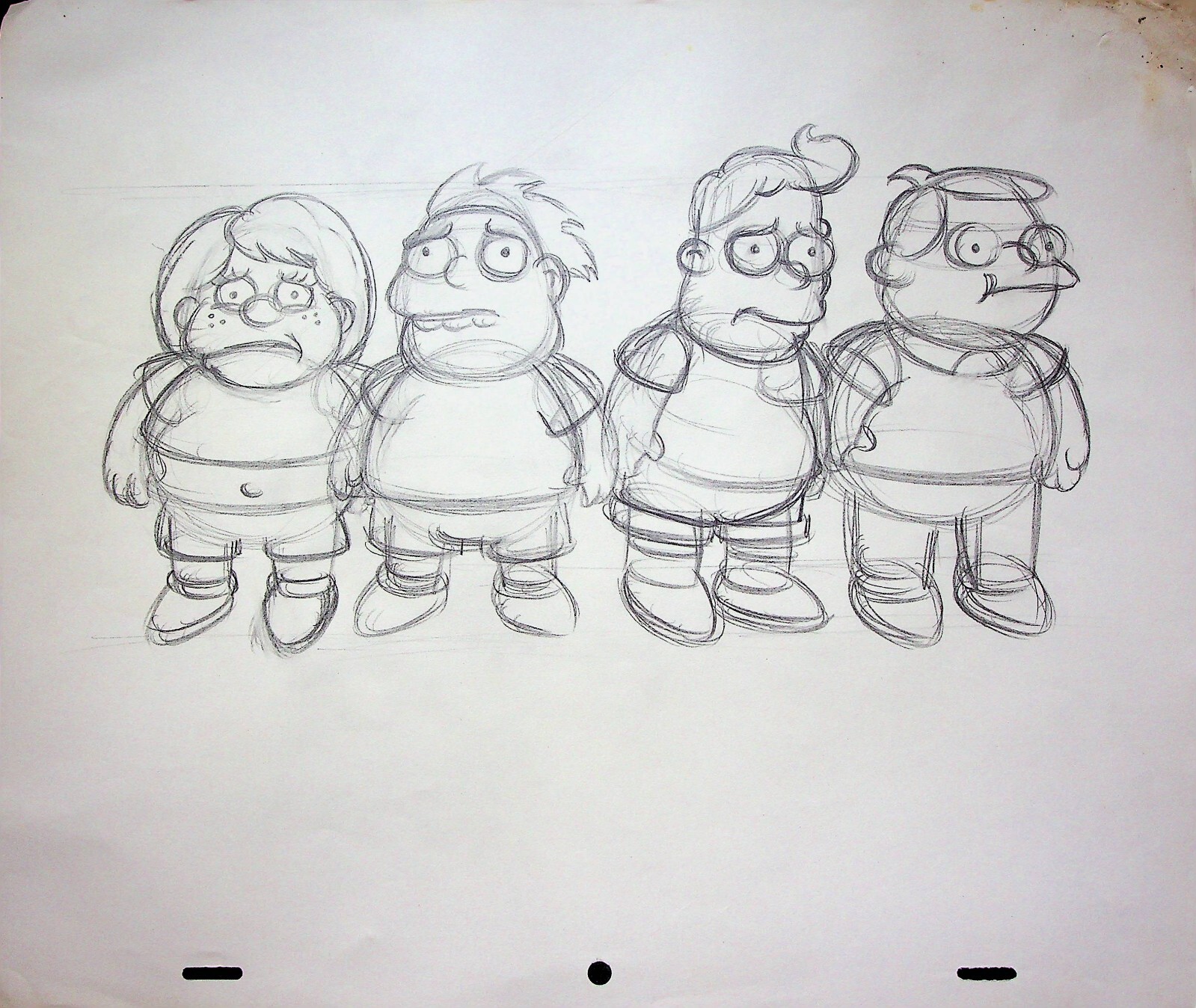 The Simpsons Production Hand Drawn Animation Pencil 20th Century Fox