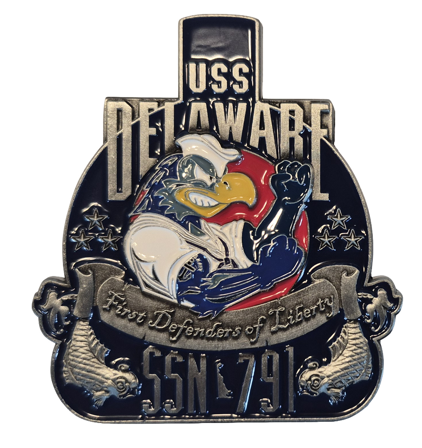 US Navy USS Delaware SSN 791 challenge coin 2″ 203