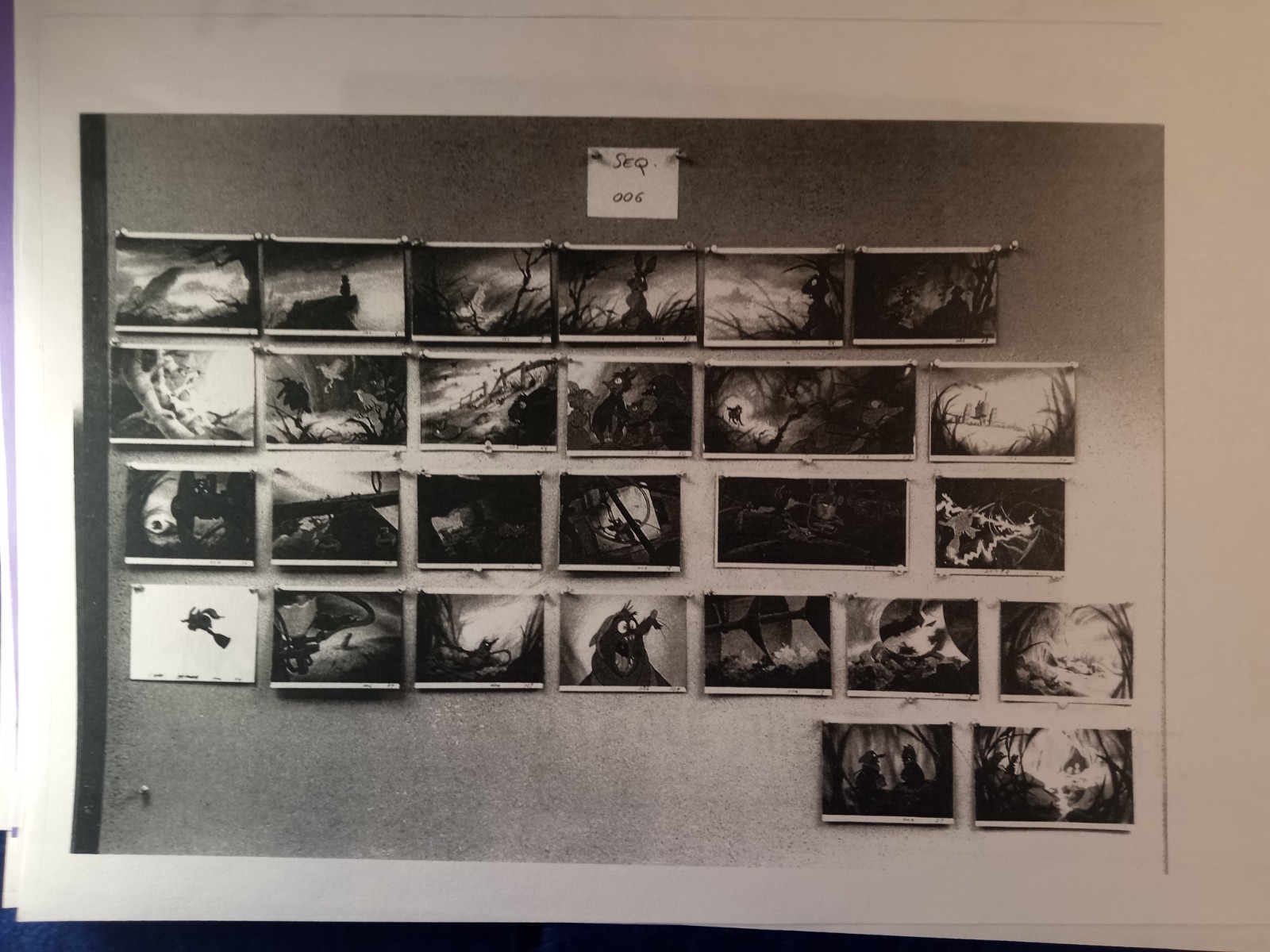 1980 Secret of NIMH Don Bluth Photostat Model Sheets Storyboard Production Lot
