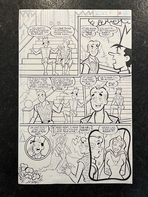 ARCHIE Original Art! penciled by Dan Parent! Signed by Rich Koslowski!