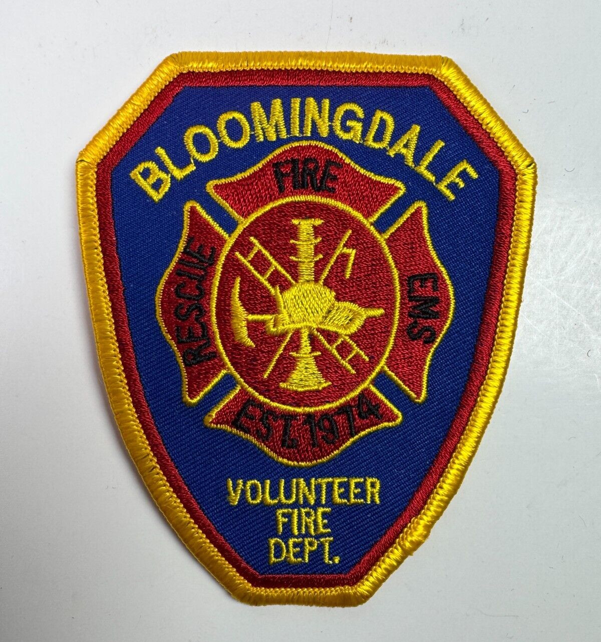 Bloomingdale Fire Rescue EMS Tennessee TN Patch F1
