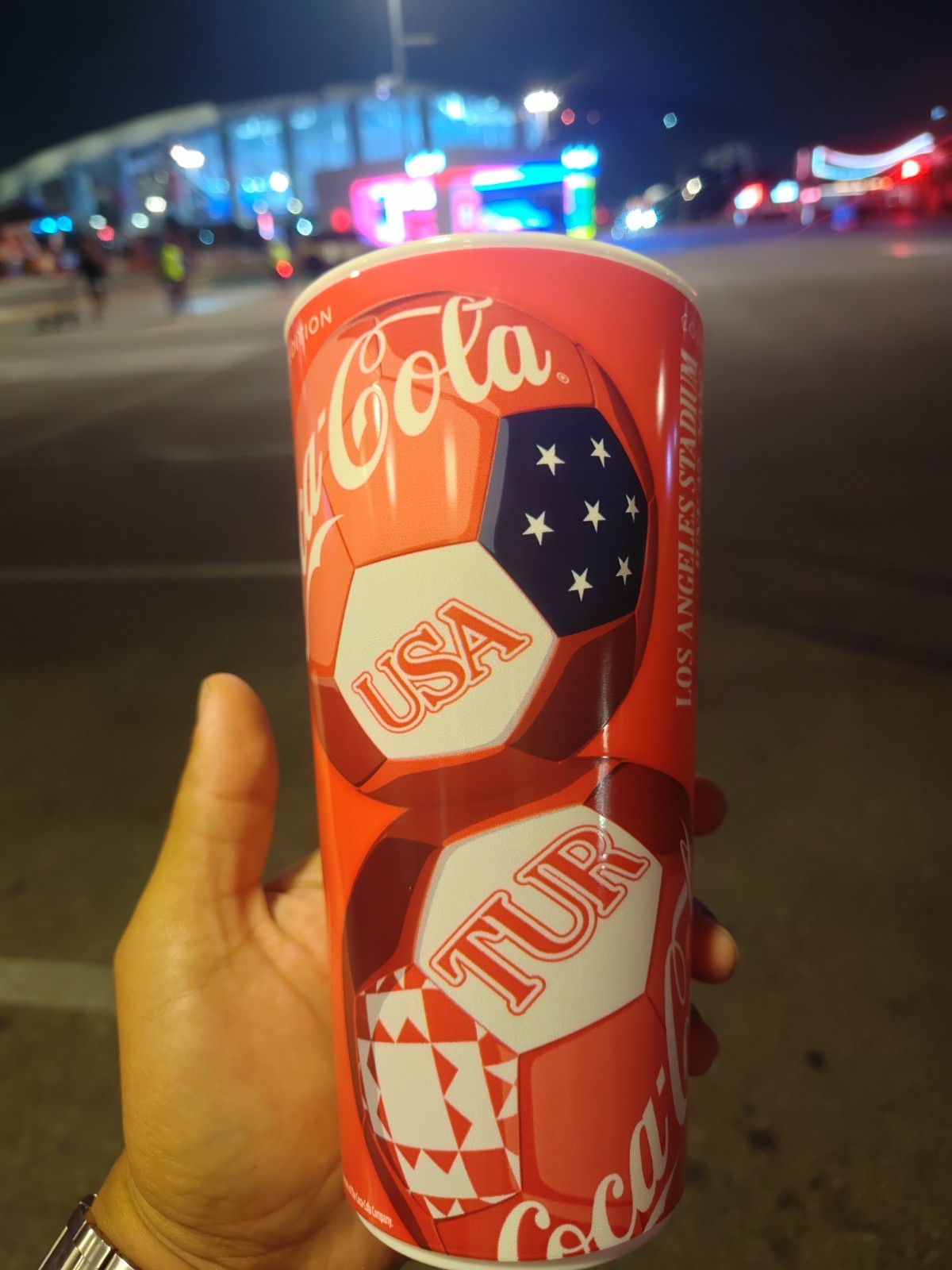 Los Angeles stadium fifa world 2026 coca cola collector edition cup USA Turkey