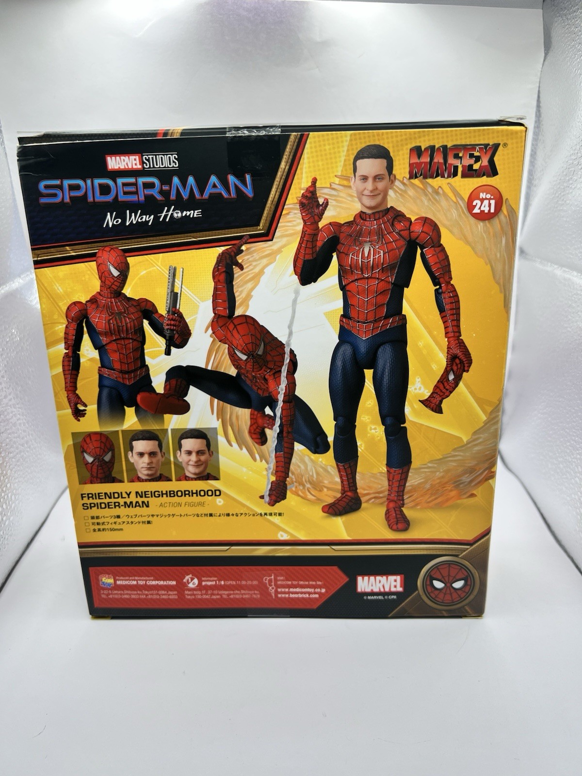 MAFEX No.241 Friendly Neighborhood Spider-Man Spiderman: No Way Home (US SELLER)