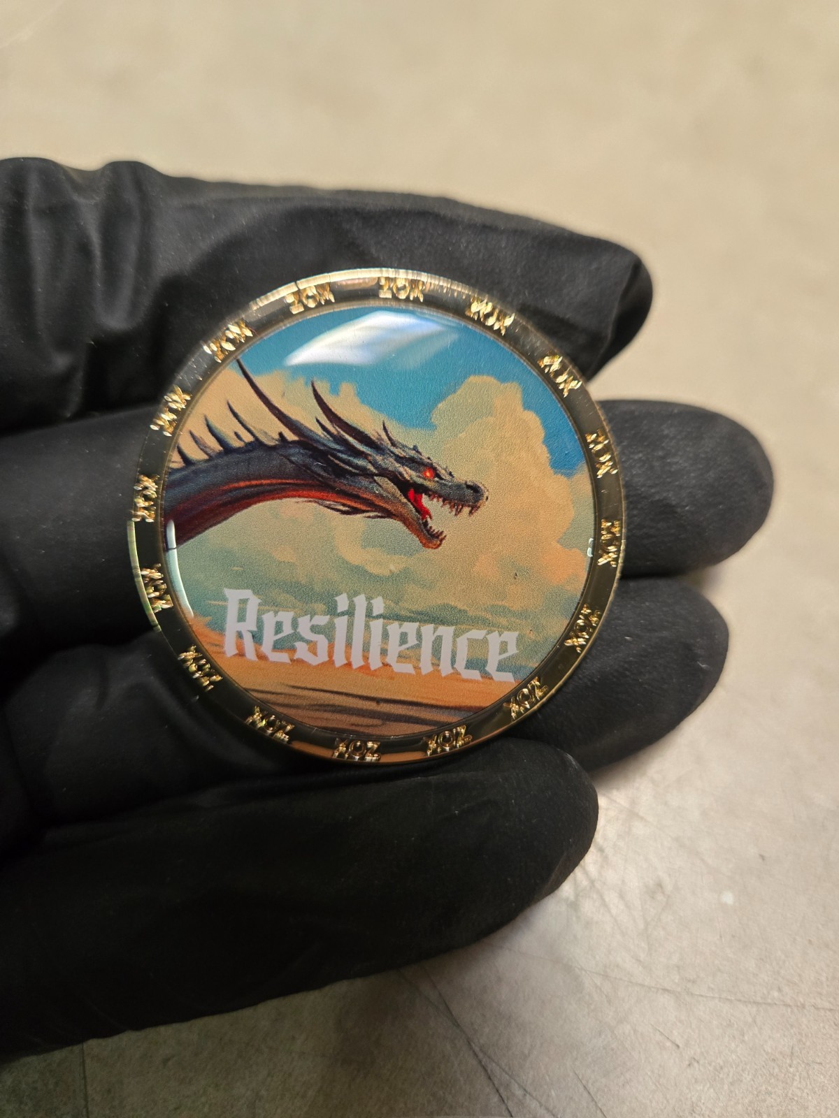 ZOX Serialized Resilience Challenge coin – rare!
