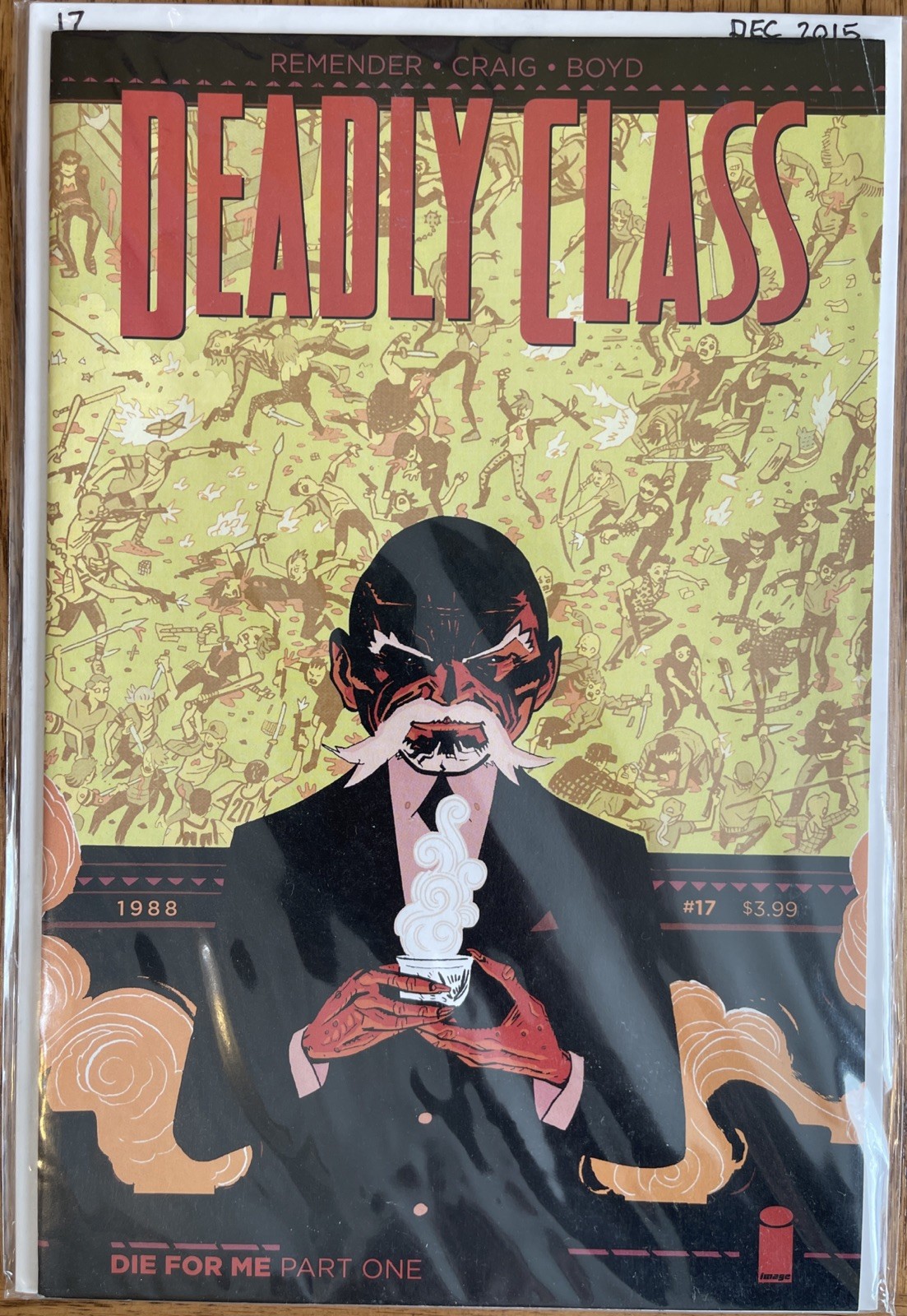 Deadly Class # 17 Image Comics Cover A (2015) Rick Remender Wesley Craig