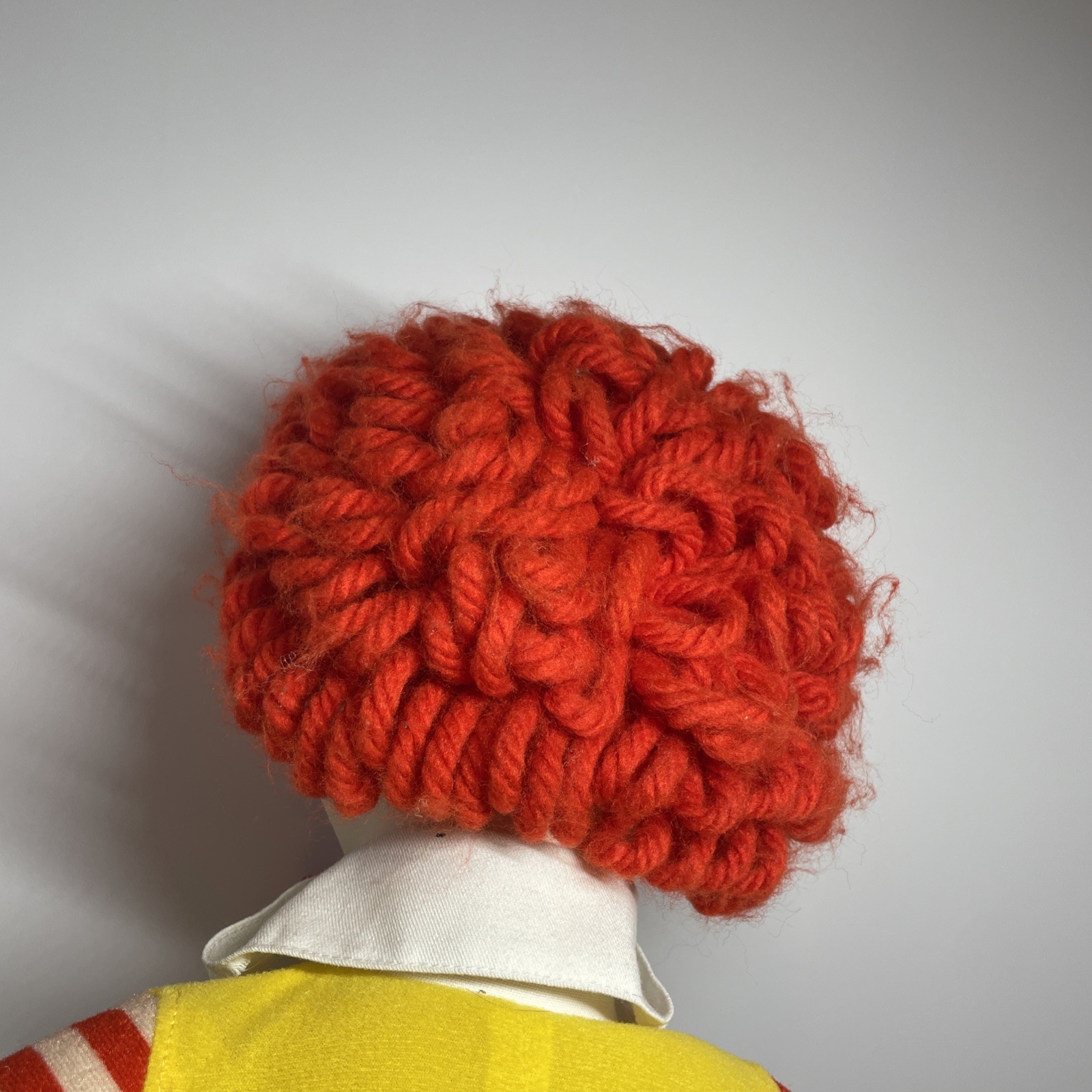 1978 Ronald McDonald 21″ Cloth Doll w/ Grimace Whistle Hasbro