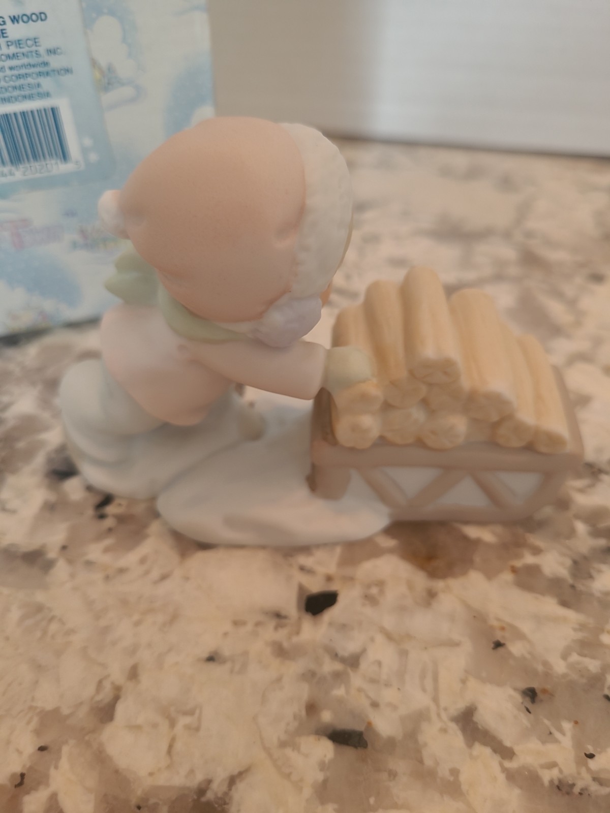Precious Moments Sugar Town Donny Hauling Firewood Figurine