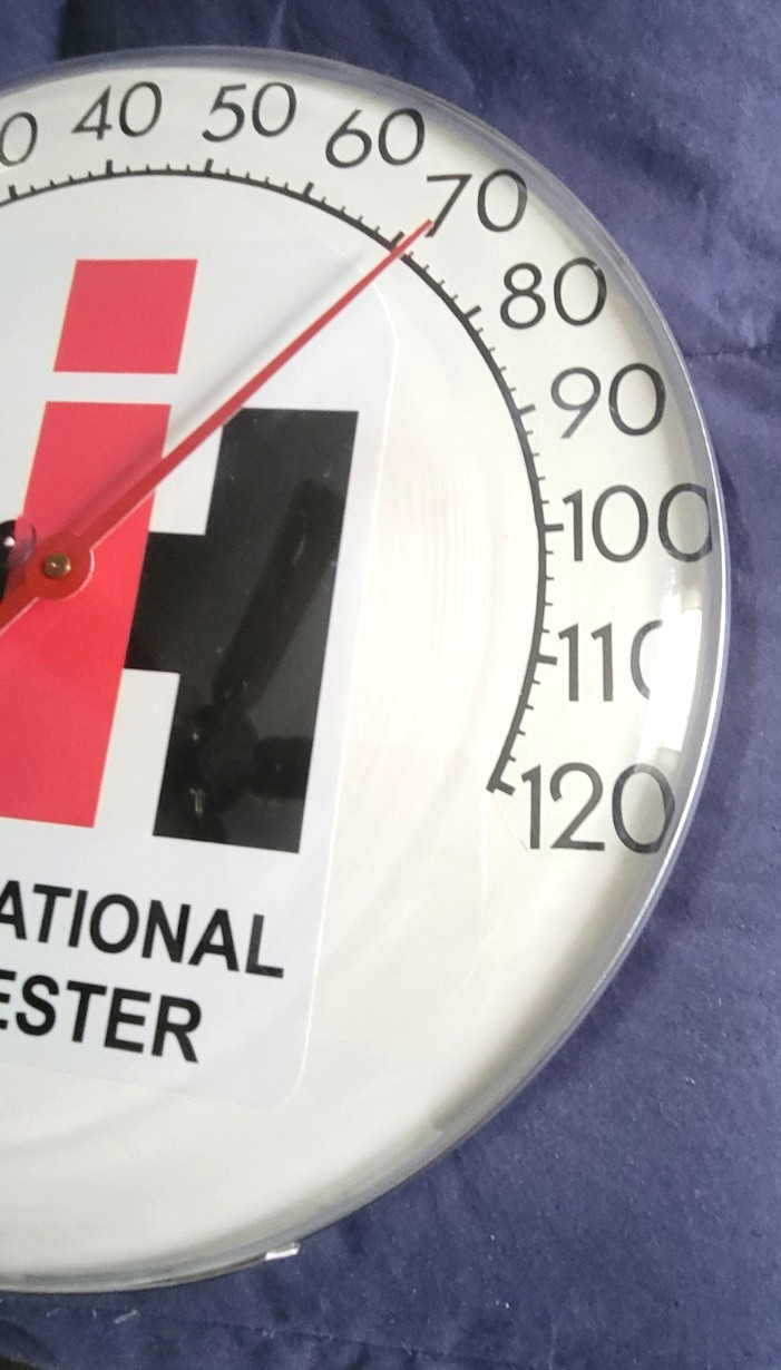 International Harvester Advertising Thermometer 4H Club Farming Tractor