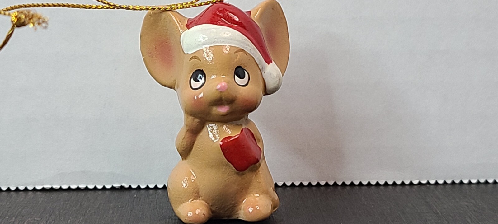 VTG SRI LANKA LEFTON SANTA MOUSE ORNAMENT