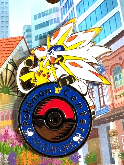 Limited Edition Singapore Pokemon Center Re-Opening Logo Pin