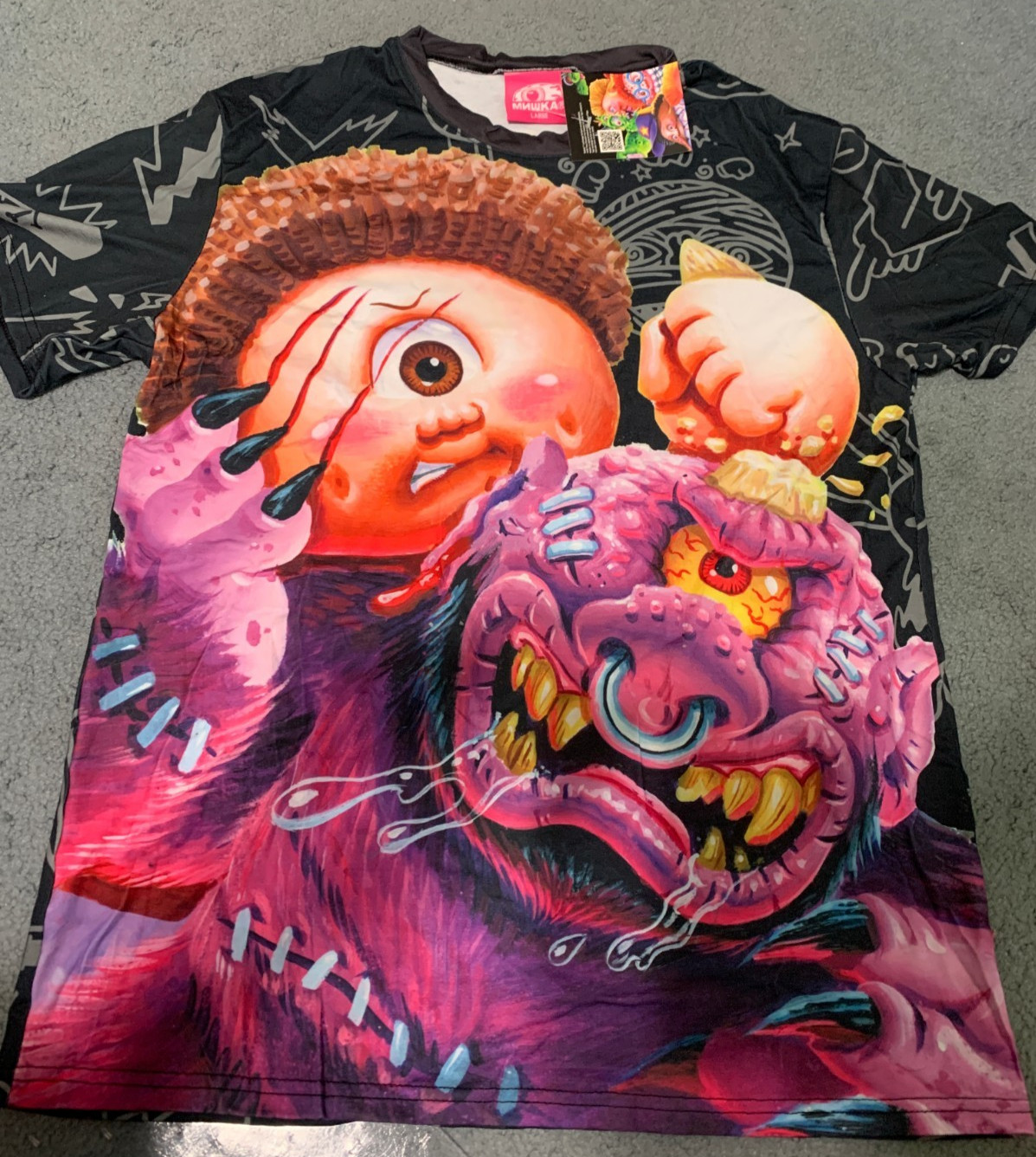 Memorial Weekend Sale -Garbage Pail Kids VS Madballs Brand New Shirt size L