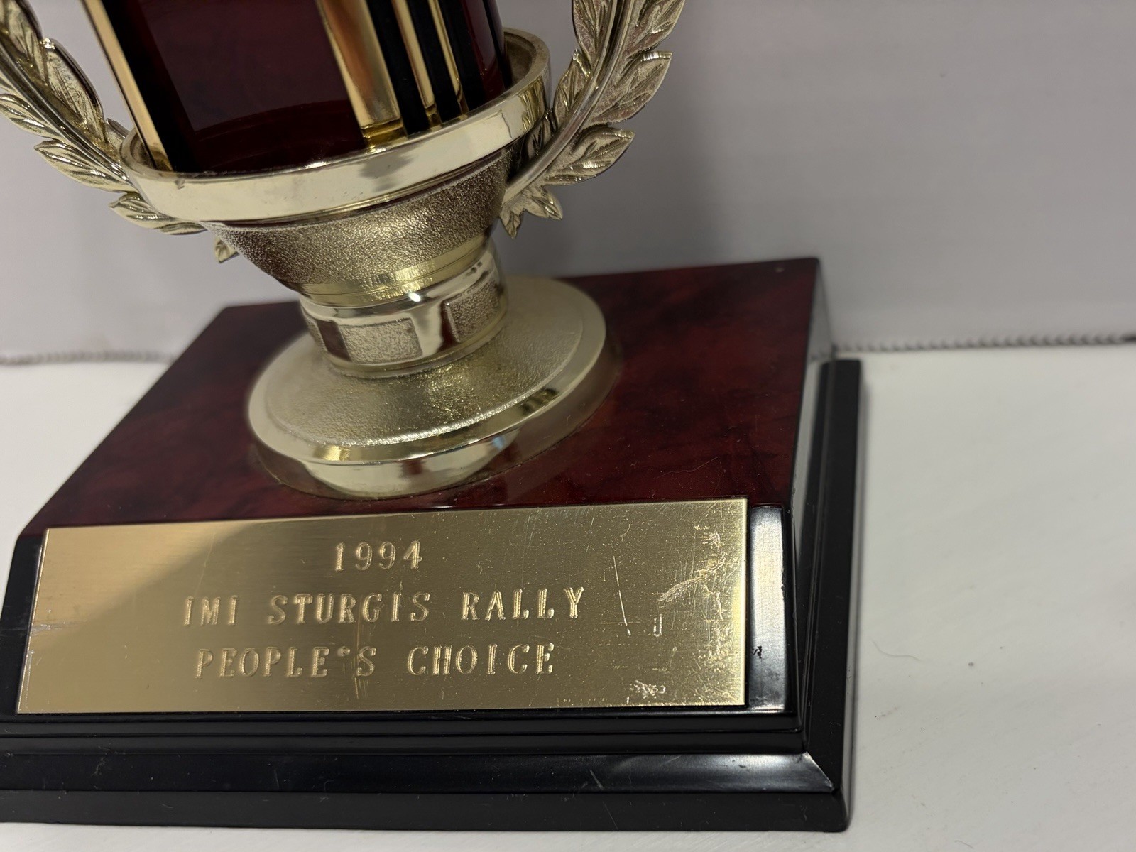 1994 IMI Sturgis Rally People’s Choice Motorcycle Bike Trophy