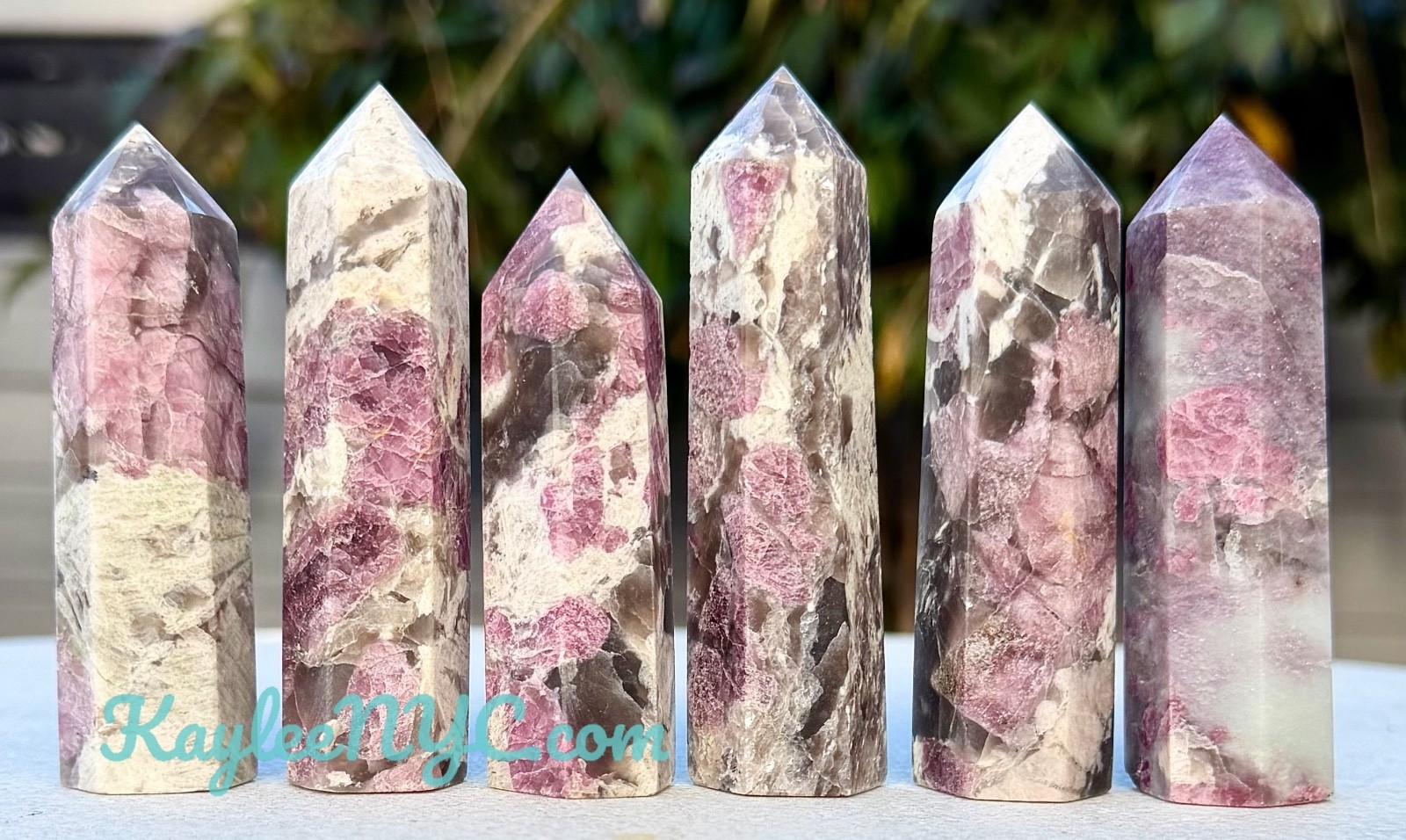 Wholesale Lot 1 Lb Natural Pink Tourmaline Unicorn Stone Obelisk Tower Crystal