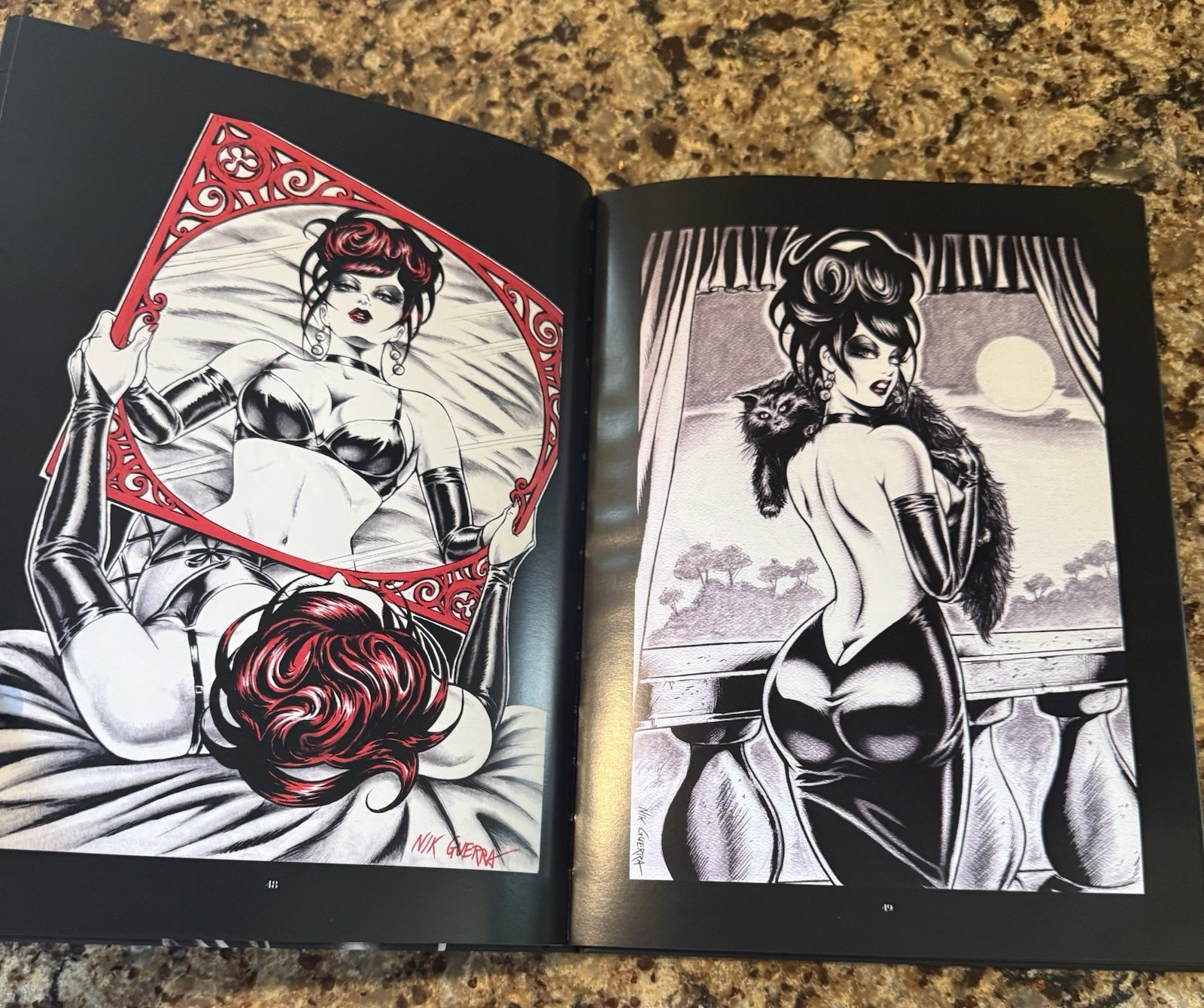 — Nik GUERRA: “The Woman in Black” HC Art Book — • RARE/HTF Import •
