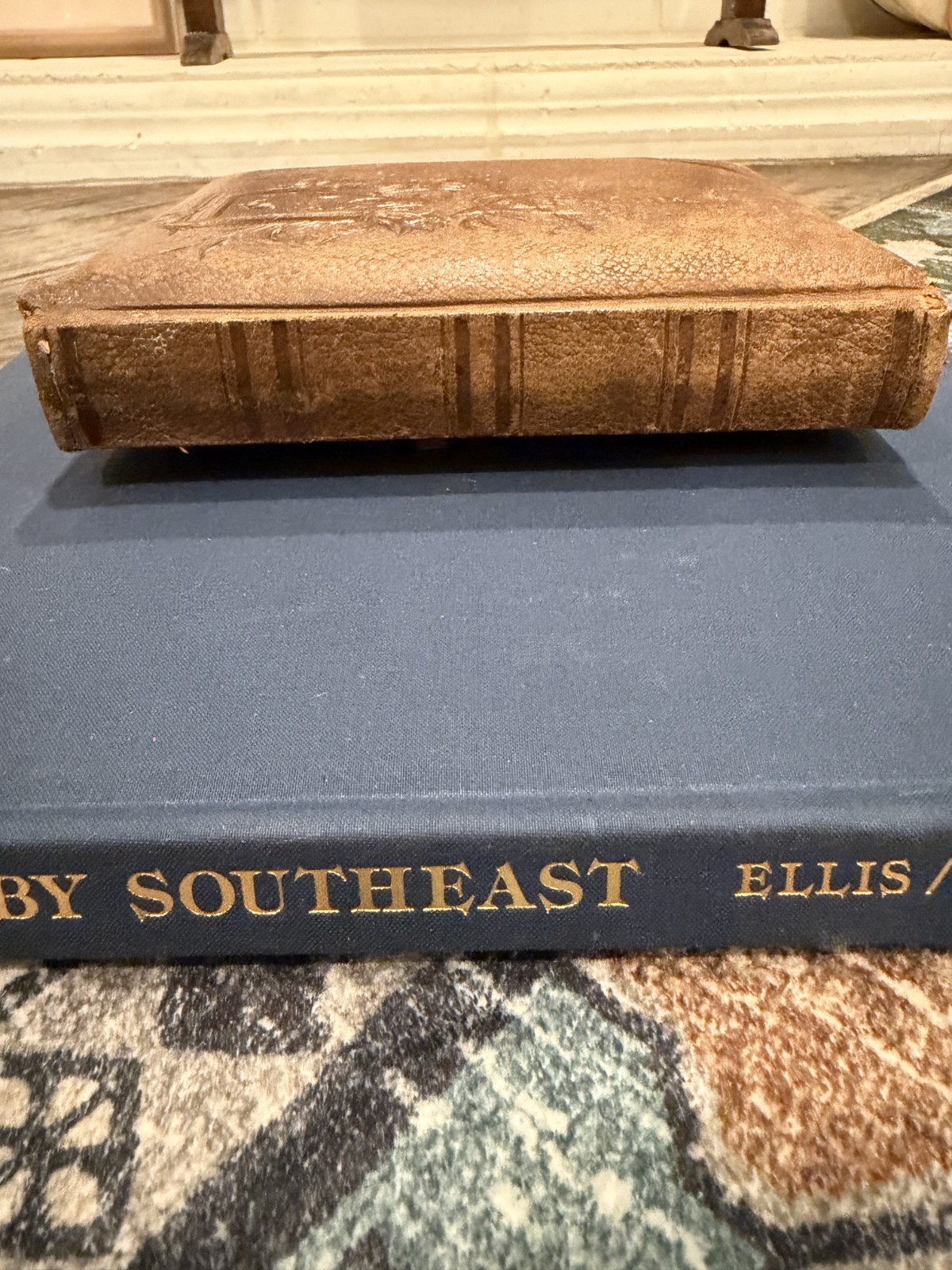 Antique Victorian Photo Album 16 Cabinet Cards East London c1885-1910 with Clasp