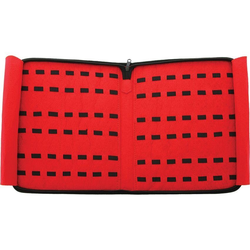 Carry All Pocket Knife Storage Case Holds Up To 42 Pocket Knives AC196