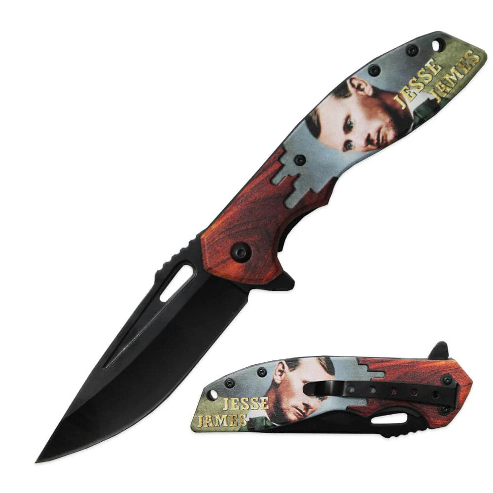 PK 3106-JJ 4.75″ Jesse James Outdoor Camping Tool Multifunctional Fruit Folding