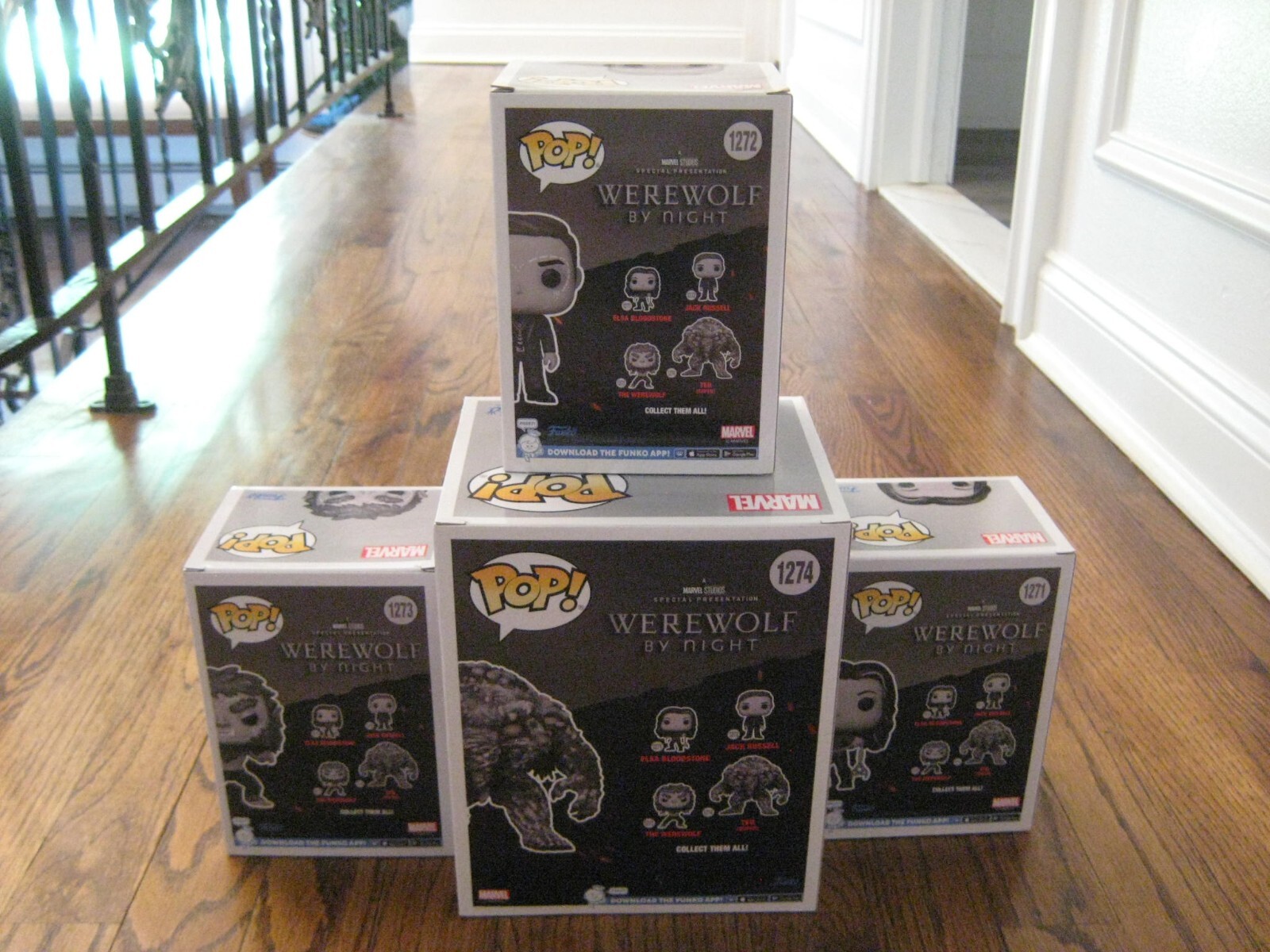 Funko Pop-Marvel Werewolf By Night Lot Ted 1274 Elsa 1271 Jack Russell 1272 1273