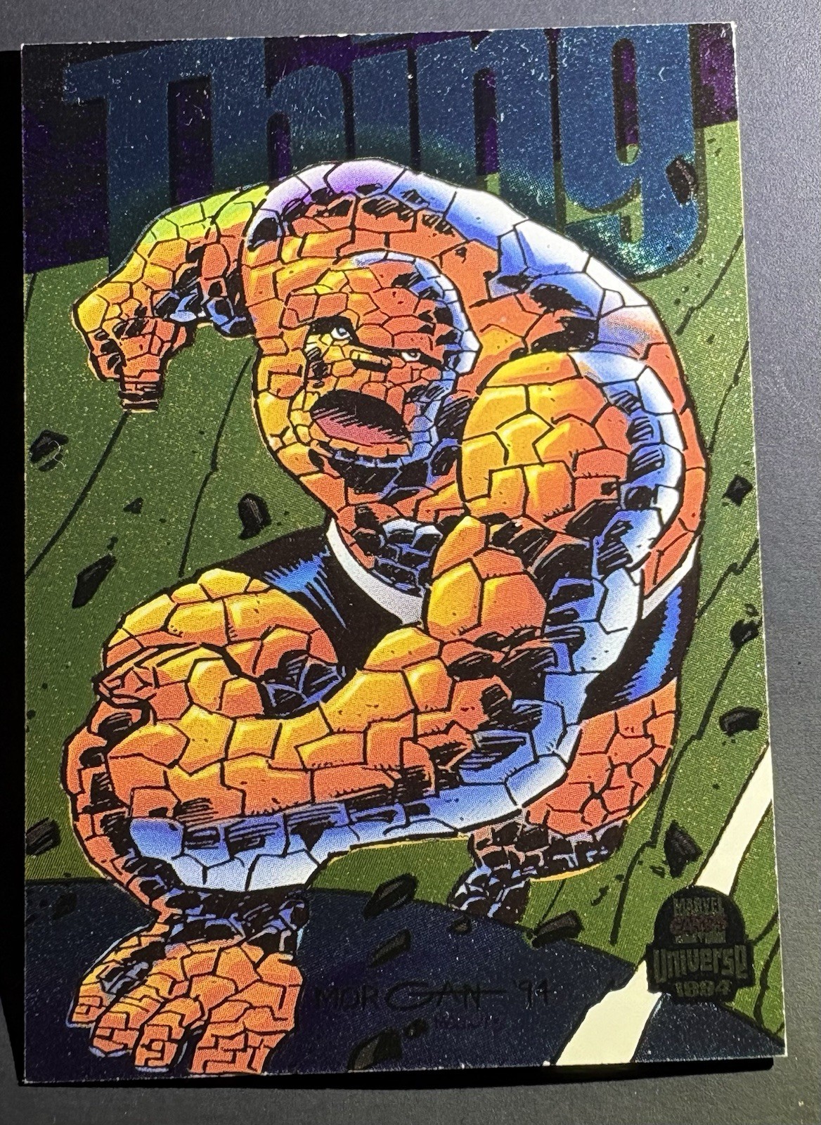 Marvel Universe 1994 Power Blast THING Thing Power Blast 9/9