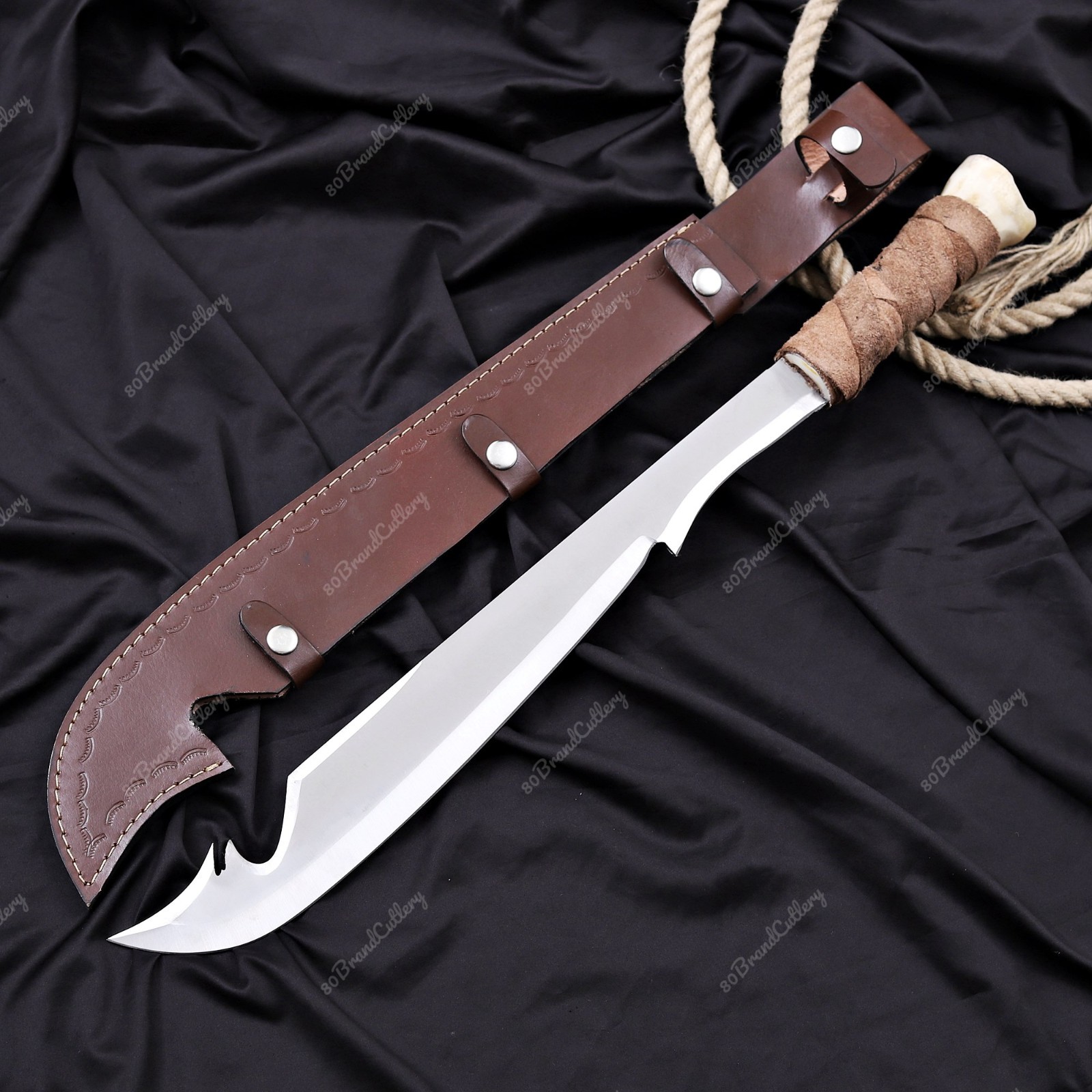 Handmade Predator 2 Greyback Elder Sword Replica: Stainless Steel Cosplay Prop