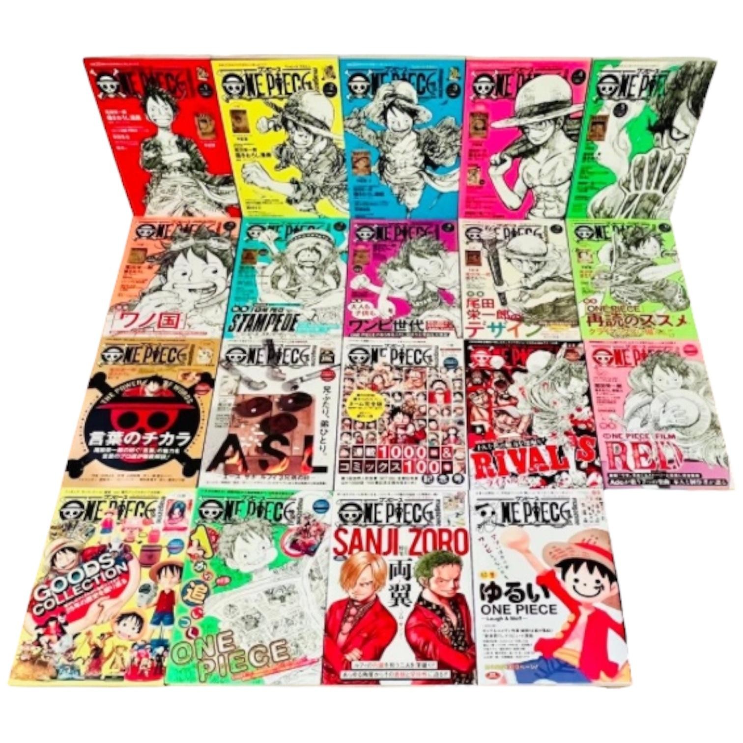 ONE PIECE Magazine Vol.1-19 Manga Magazine Set All Supplements Unopened Japan