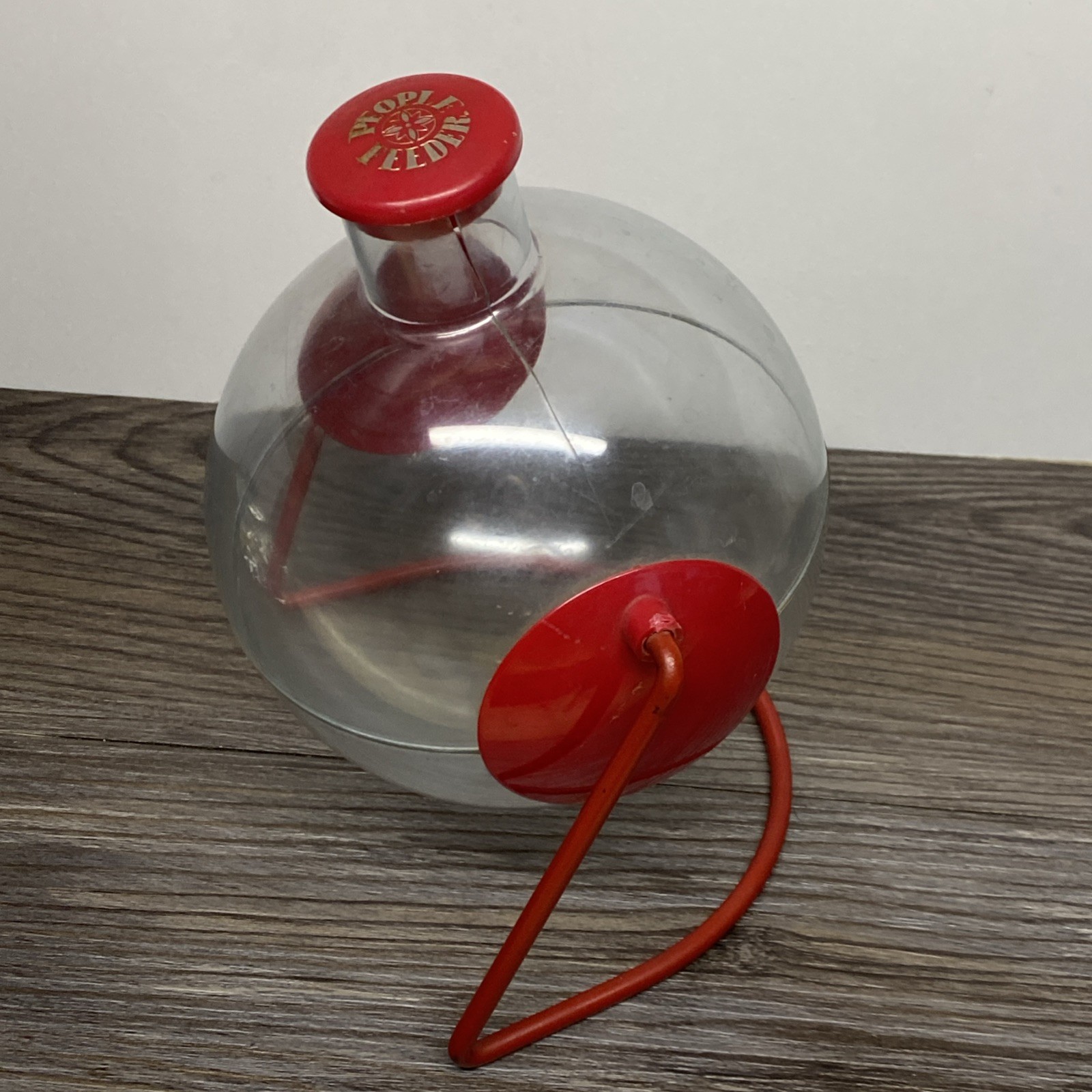 People Feeder Swinging Red Gum Candy Nut Dispenser Please READ