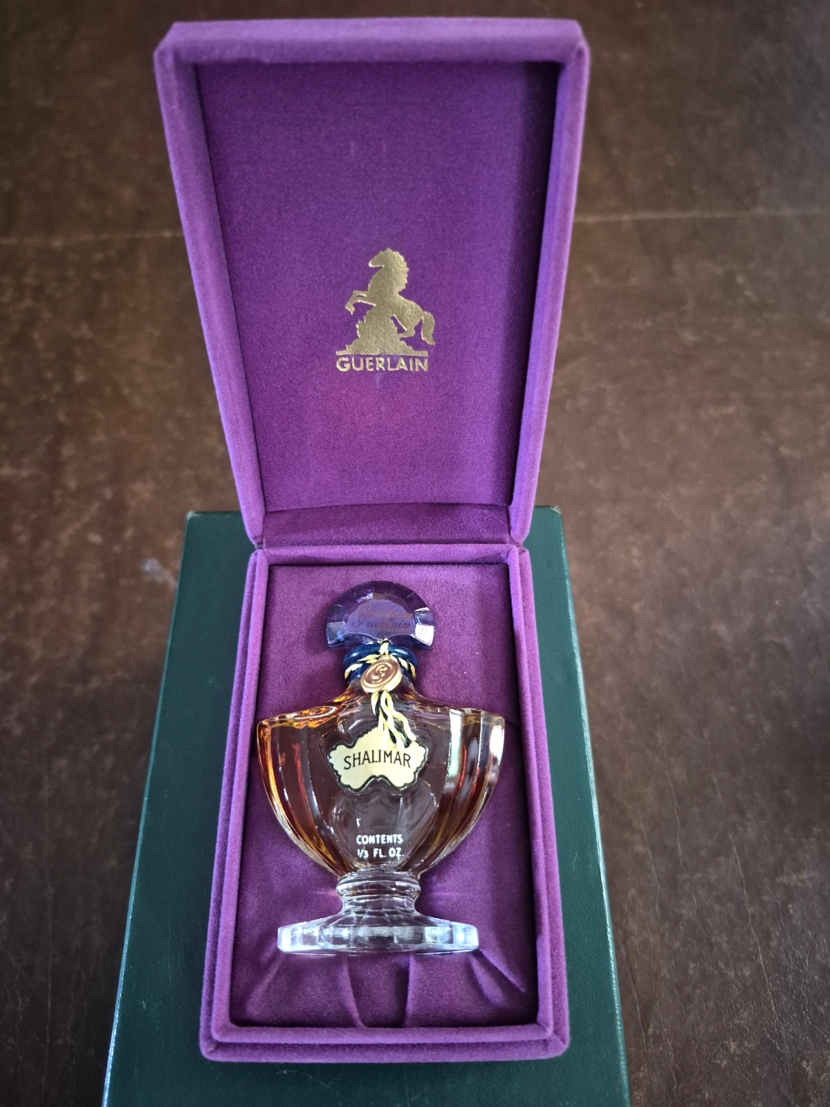 Vintage Guerlain Shalimar Extrait Perfume 1/3oz (10ml) Factory Wax Sealed