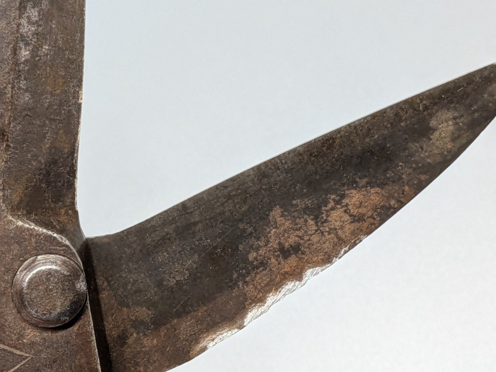 Vintage BERLIN 14″ No. 48 Tin Shears Snips 3″ Straight Cut