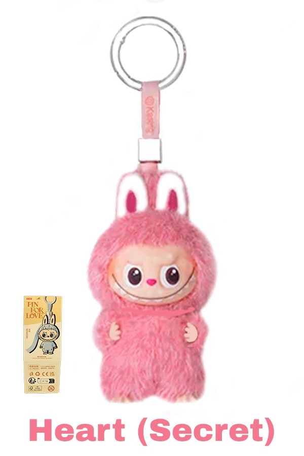 POP MART Labubu The Monsters Pin For Love Plush Pendant – Heart Secret US Seller