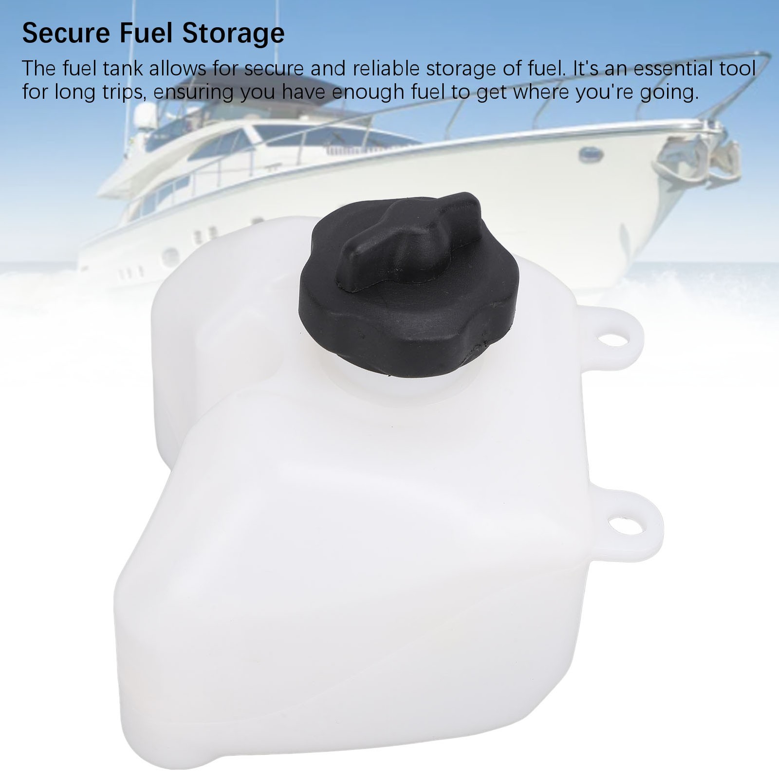 Fuel Tank With Cover Strong Sealing Oil Tank Assembly For Outboard Motor 2 Stro･