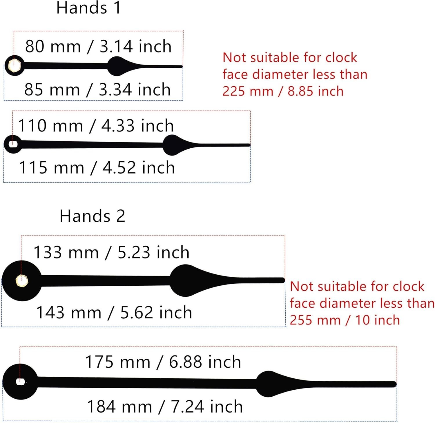 Versatile DIY Clock Movement Replacement Parts – Quartz Mechanism Included