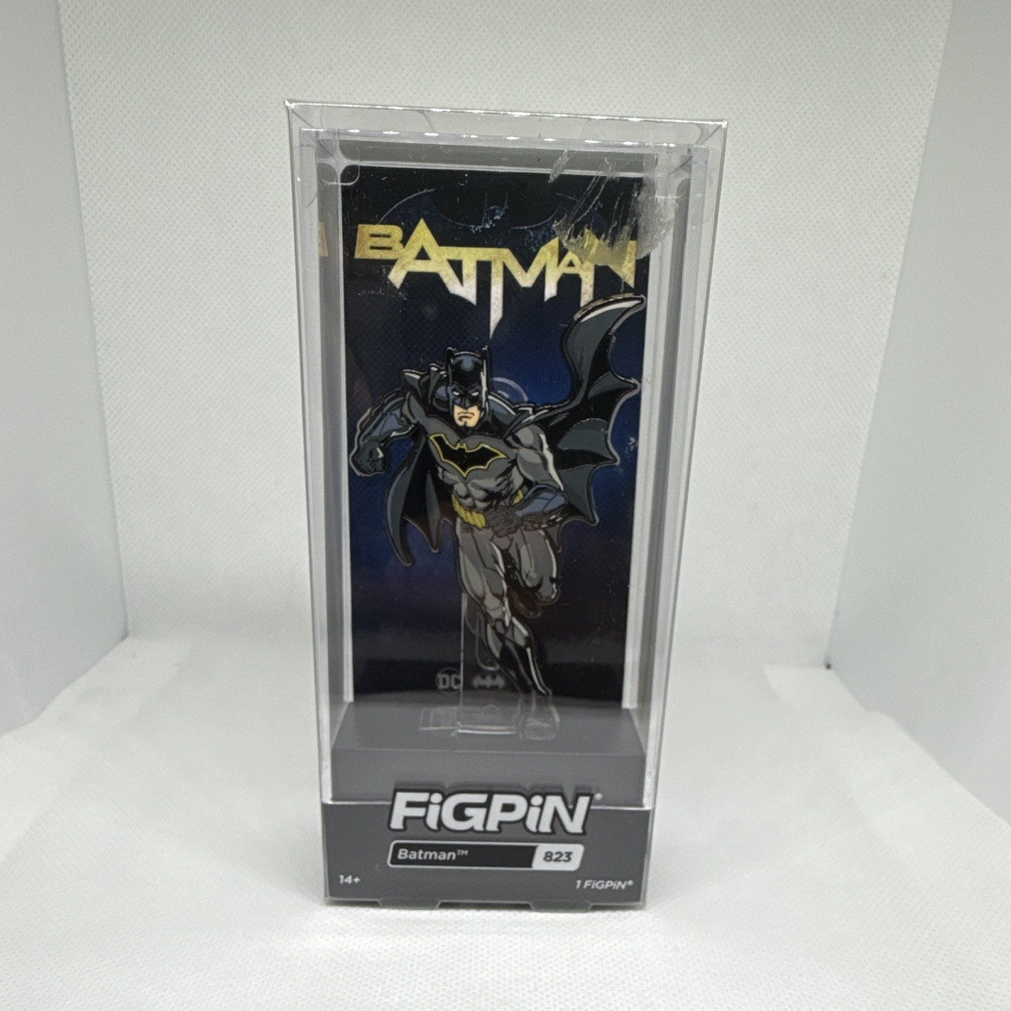 FiGPiN Batman #823 Multicolor Pin in Case Animation Theme